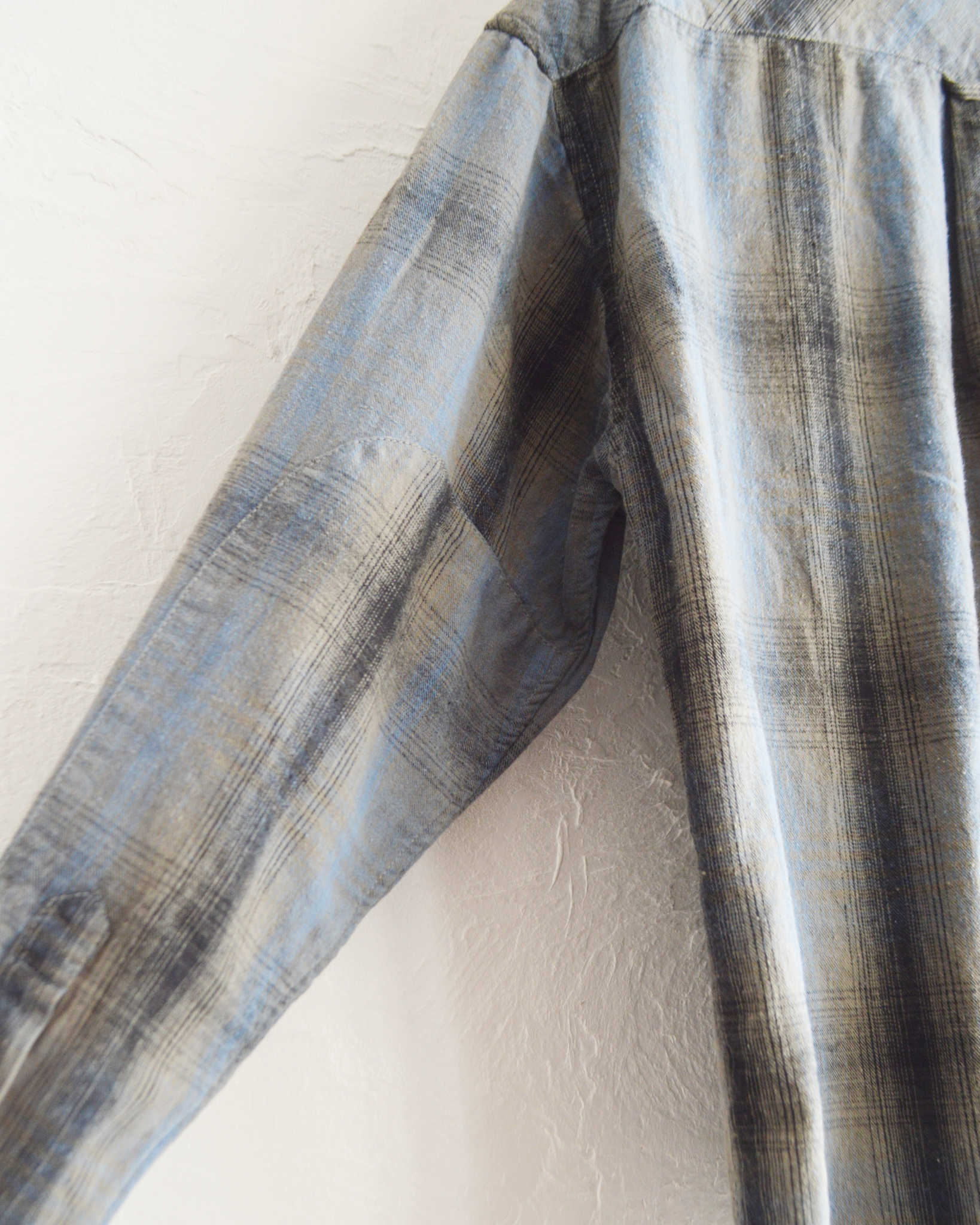 modemdesign モデムデザイン / CHECK SHIRTS チェックシャツ (OLIVE オリーブ)