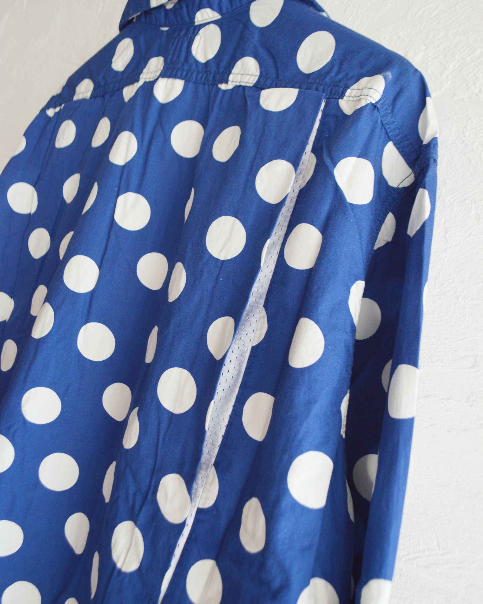 IMPRESTORE インプレストア / Herb ハーブ | Polka dot open collar shirt ポルカドットオープンカラーシャツ (NAVY ネイビー)