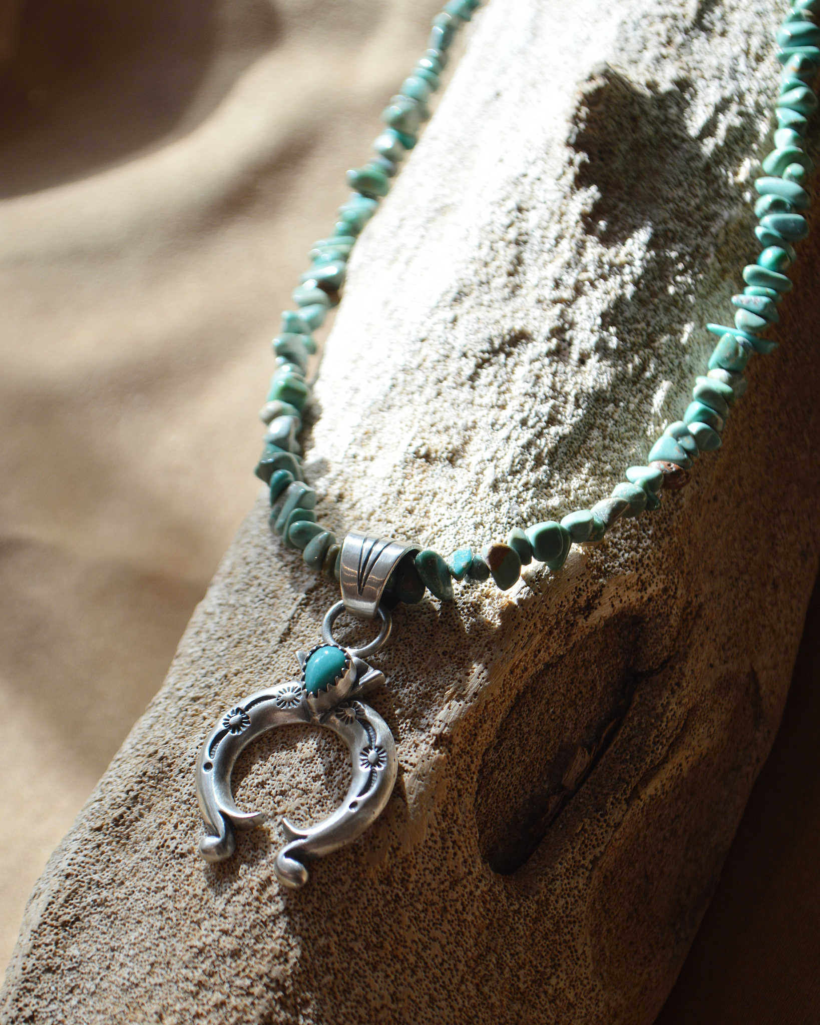 Indian jewelry インディアンジュエリー / Navajo Naja Necklace ナバホネックレス (LOUISE JOE ルイーズジョー)