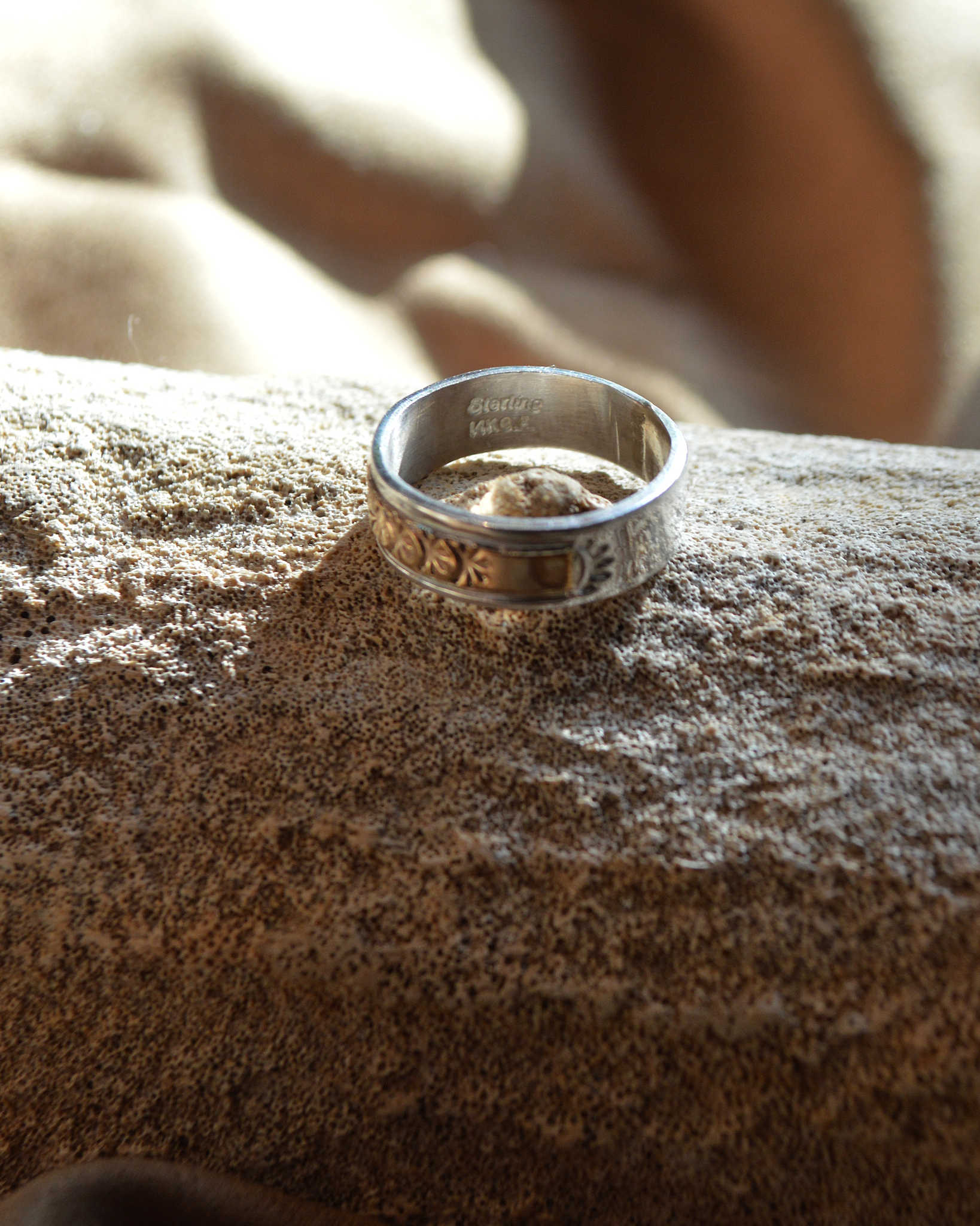 Indian jewelry インディアンジュエリー / Navajo Ring ナバホリング (KING PINO キングピノ)
