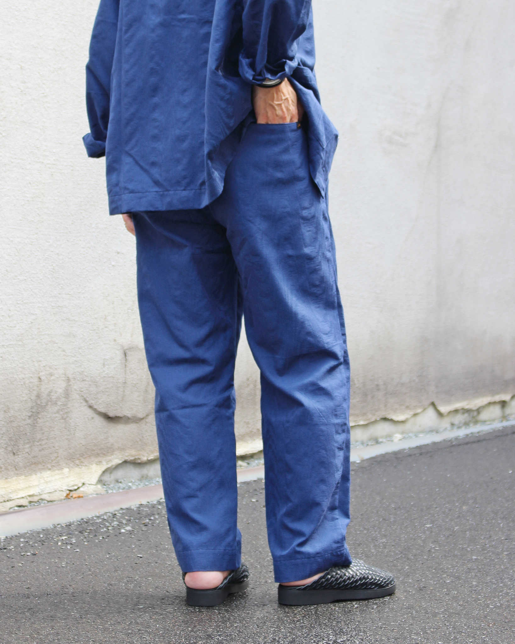 Nasngwam. ナスングワム / QUIET PANTS クワイエットパンツ (NAVY ネイビー)