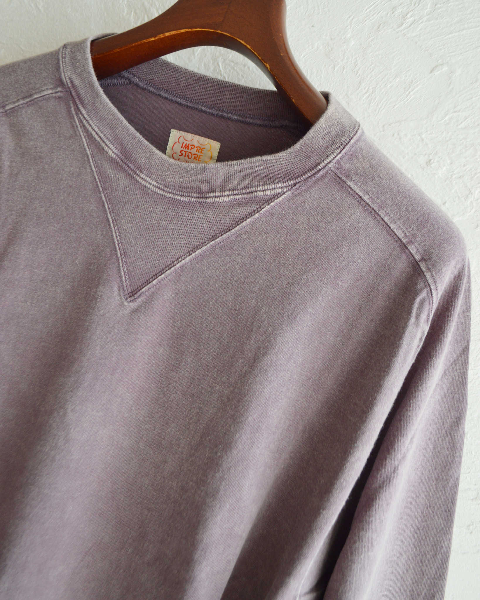 IMPRESTORE インプレストア / Harold t-cloth V.D ハロルド | Freedom LongSleeve Tshirt フリーダムロングスリーブティー (FADED PURPLE フェイデットパープル))