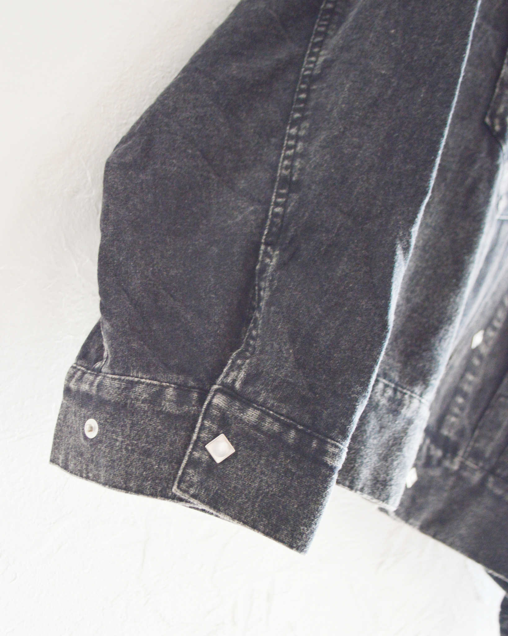 IMPRESTORE インプレストア / Lorraine t-cloth V.D ロレーヌ | Western Short JKT ウエスタンショートジャケット (FADED BLACK フェイデットブラック)
