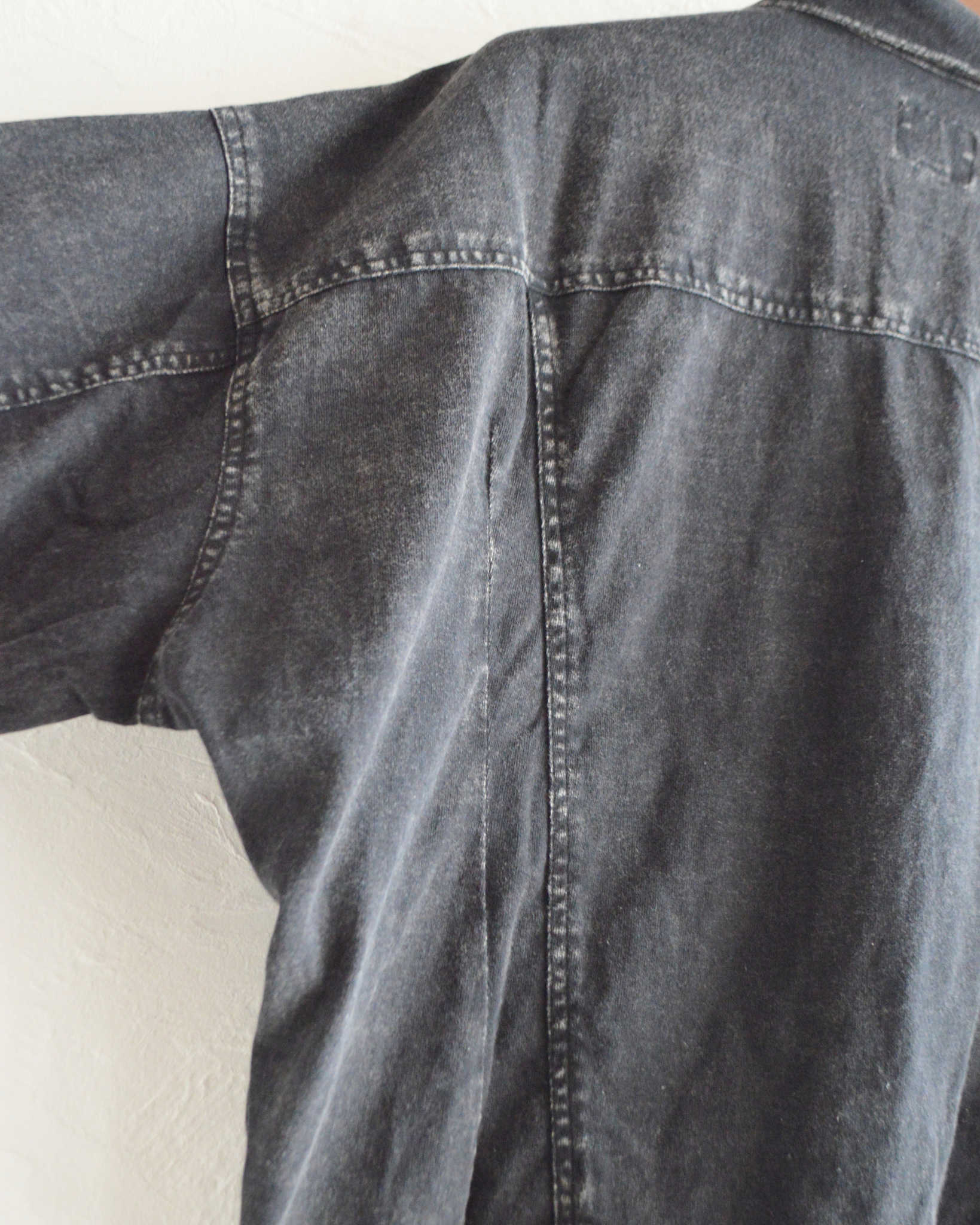 IMPRESTORE インプレストア / Lorraine t-cloth V.D ロレーヌ | Western Short JKT ウエスタンショートジャケット (FADED BLACK フェイデットブラック)