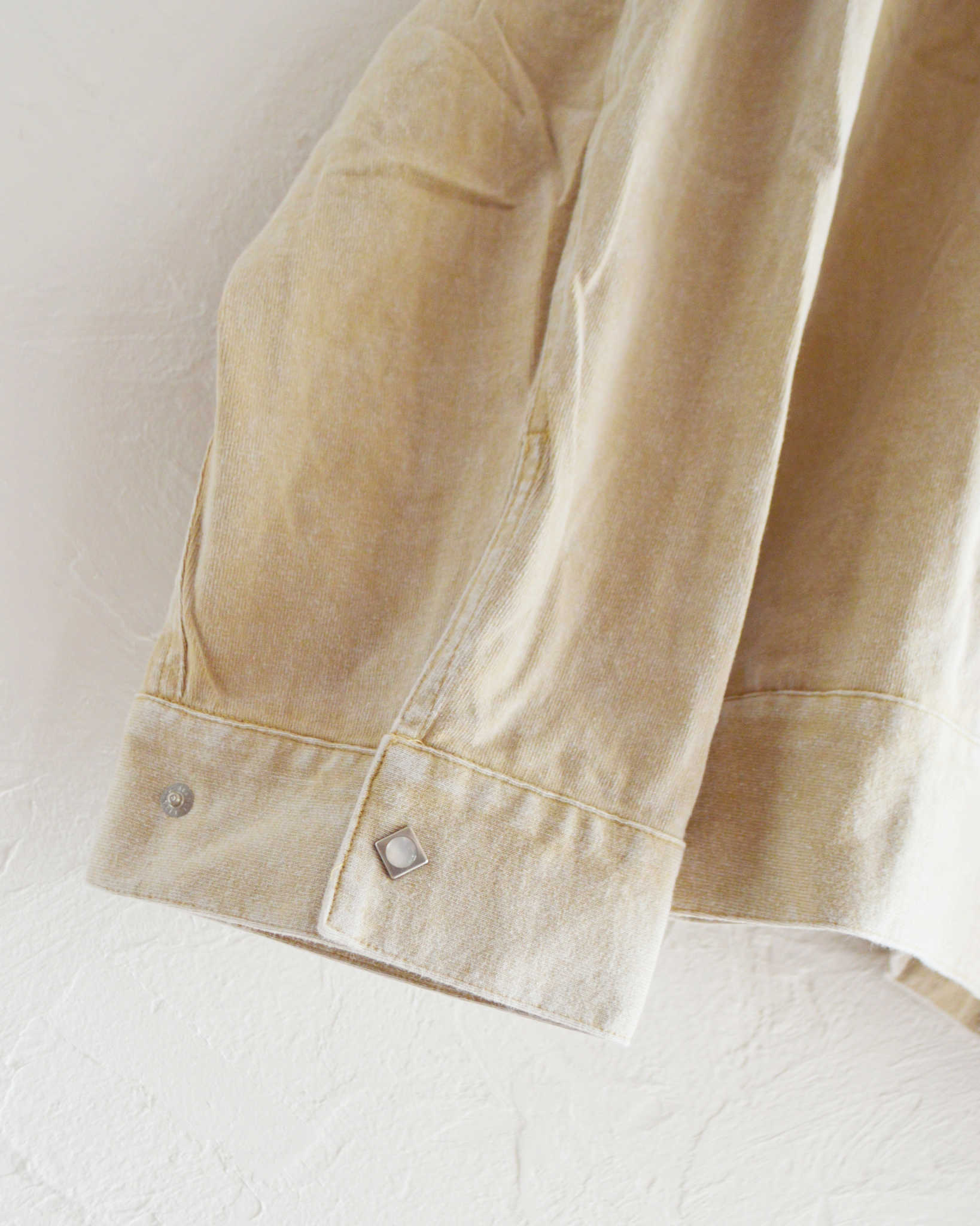 IMPRESTORE インプレストア / Lorraine t-cloth V.D ロレーヌ | Western Short JKT ウエスタンショートジャケット (FADED IVORY フェイデットアイボリー)