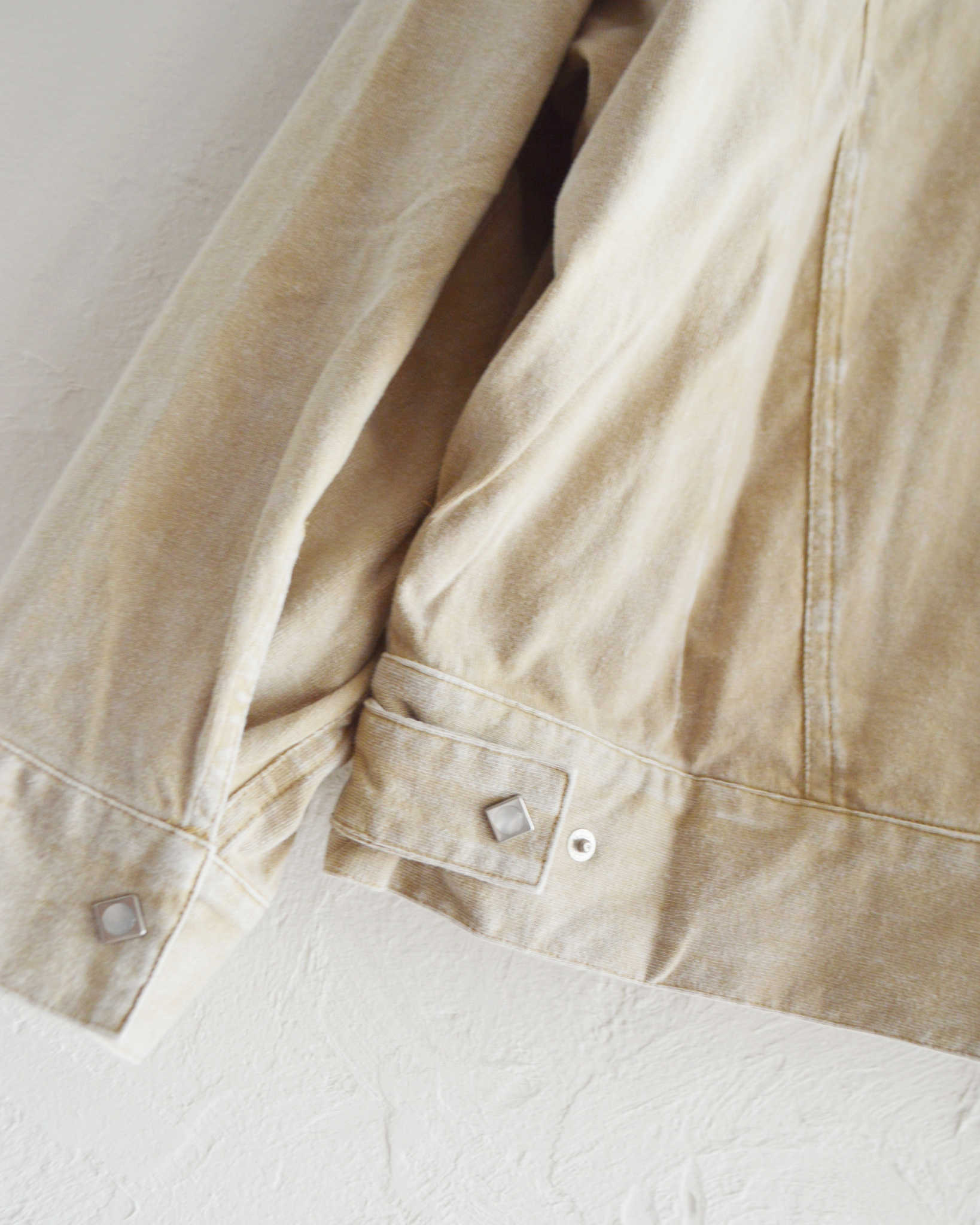 IMPRESTORE インプレストア / Lorraine t-cloth V.D ロレーヌ | Western Short JKT ウエスタンショートジャケット (FADED IVORY フェイデットアイボリー)