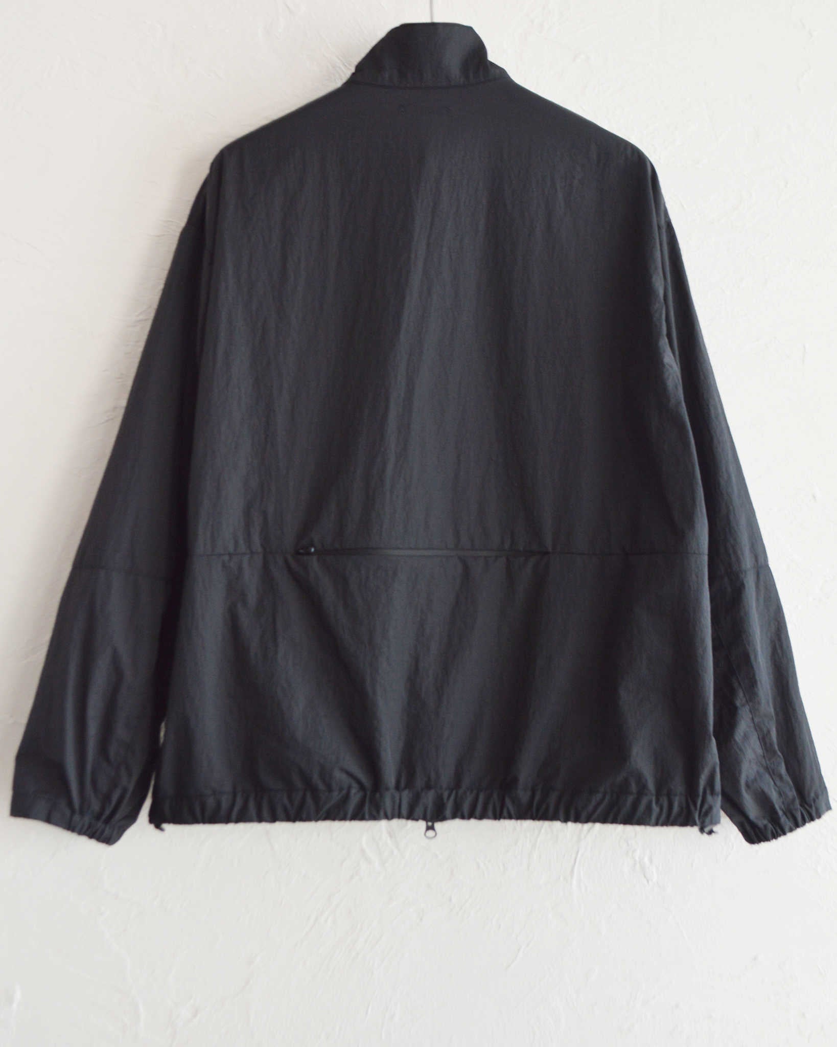 LAMOND ラモンド / POCKETABLE NYLON BLOUSON ポケッタブルナイロンブルゾン (BLACK ブラック)
