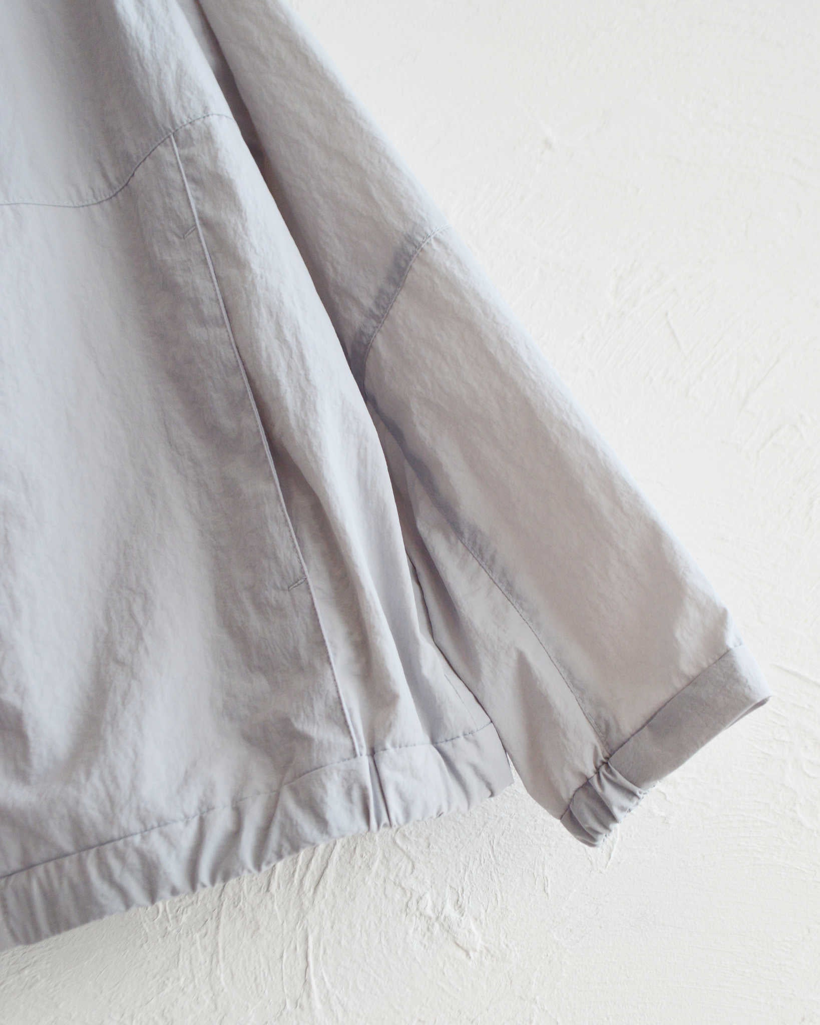 LAMOND ラモンド / POCKETABLE NYLON BLOUSON ポケッタブルナイロンブルゾン (GRAY グレー)