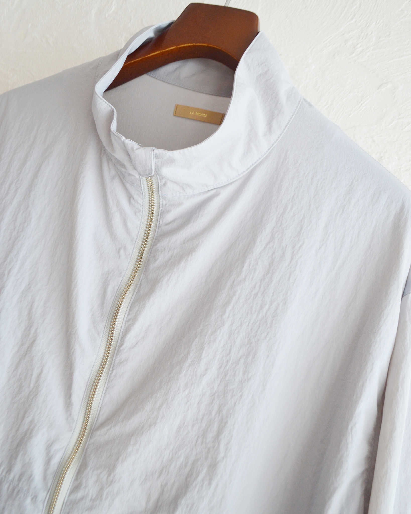 LAMOND ラモンド / POCKETABLE NYLON BLOUSON ポケッタブルナイロンブルゾン (GRAY グレー)