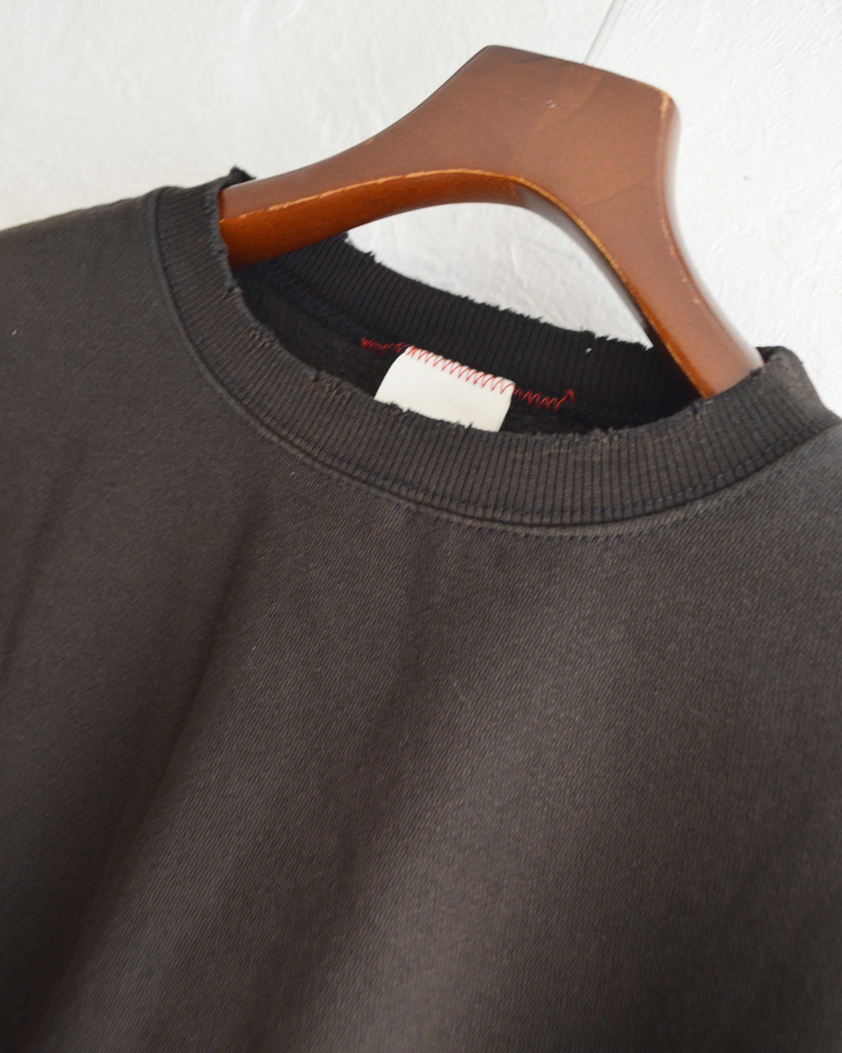 MOOJIMOOJI ムージームージー / CLASSIC CREW NECK クラシッククルーネック (BLACK ブラック)