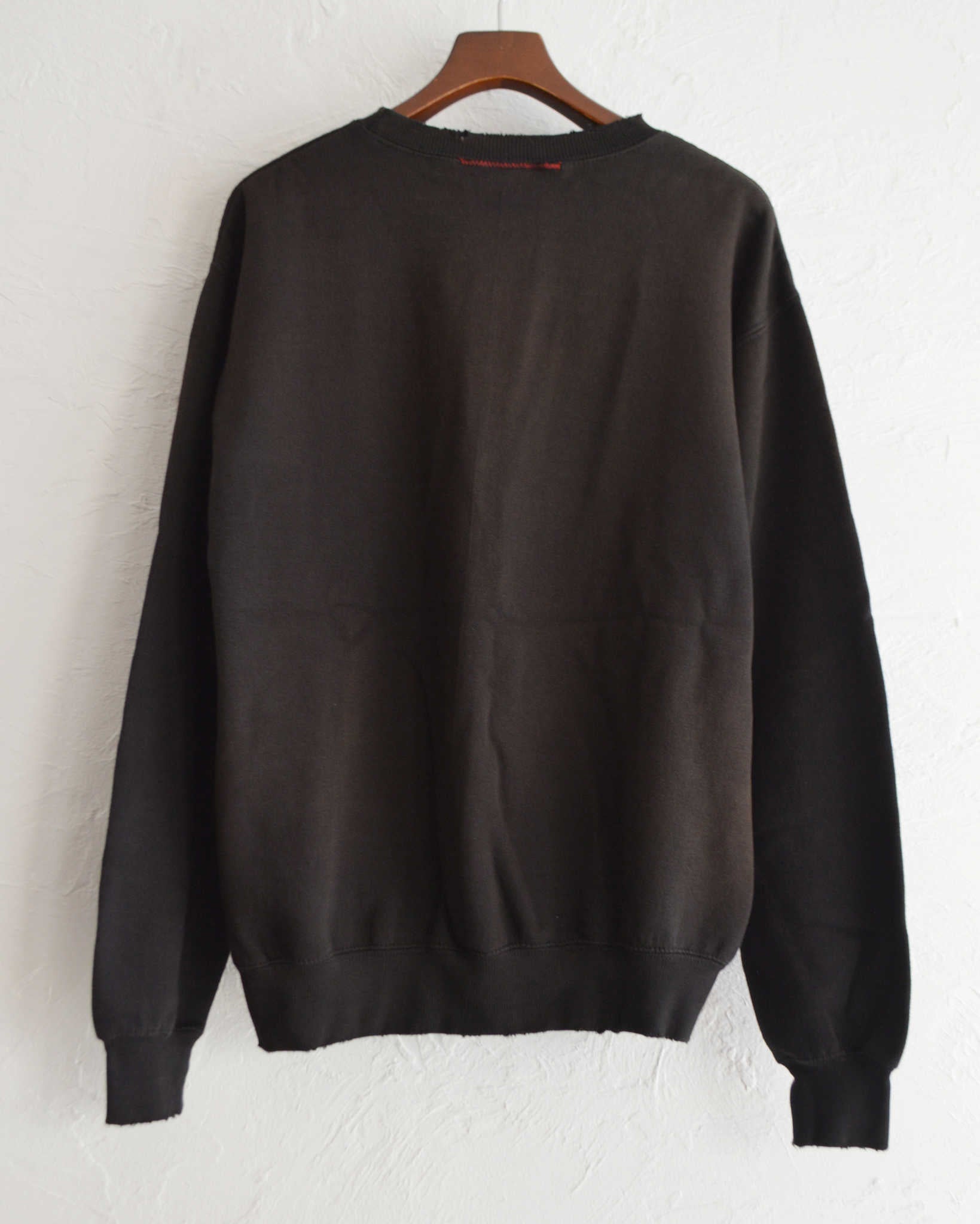 MOOJIMOOJI ムージームージー / CLASSIC CREW NECK クラシッククルーネック (BLACK ブラック)