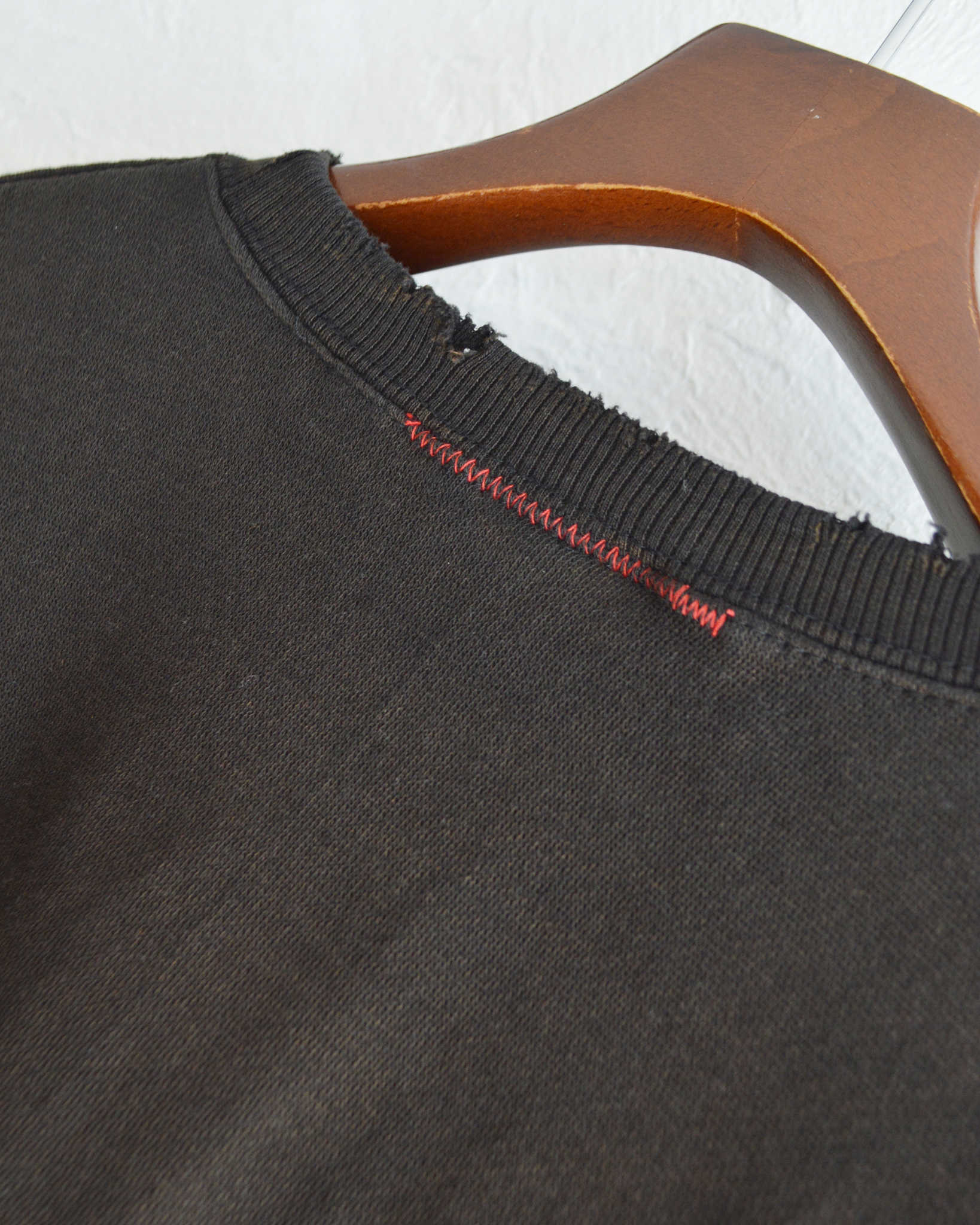 MOOJIMOOJI ムージームージー / CLASSIC CREW NECK クラシッククルーネック (BLACK ブラック)