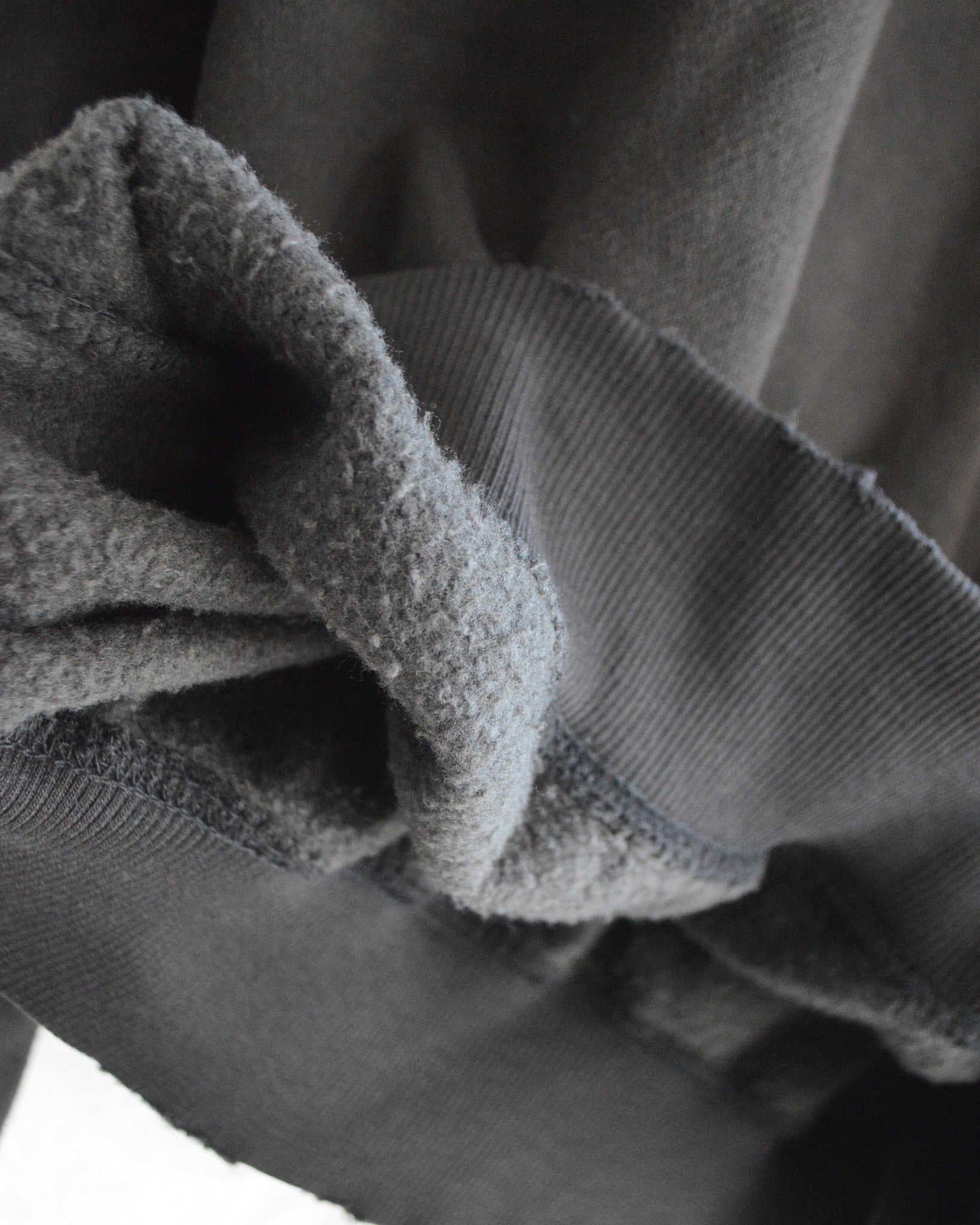 MOOJIMOOJI ムージームージー / CLASSIC CREW NECK クラシッククルーネック (BLACK ブラック)