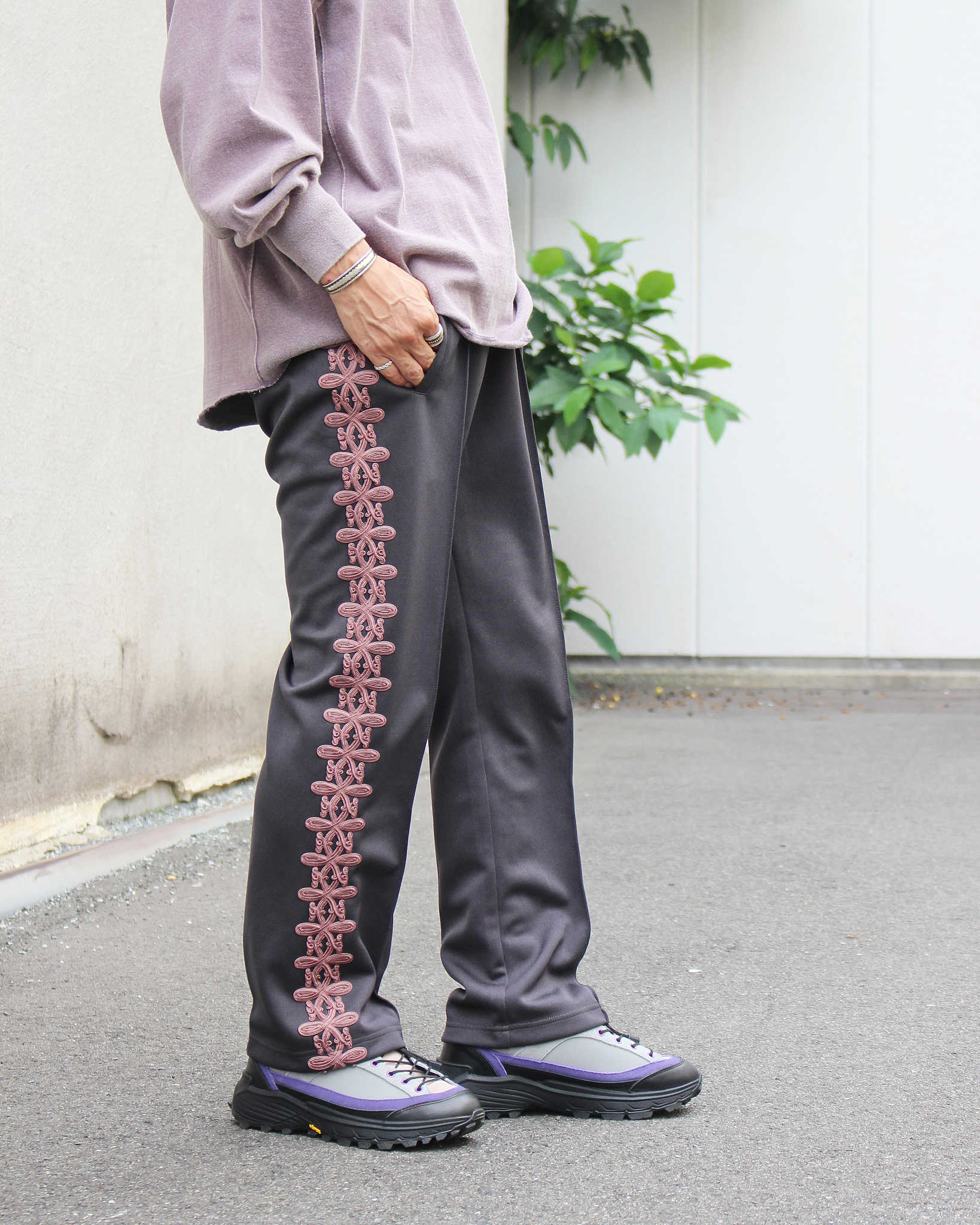Nasngwam. ナスングワム / KINGSTON PANTS キングストンパンツ (CHARCOAL チャコール)