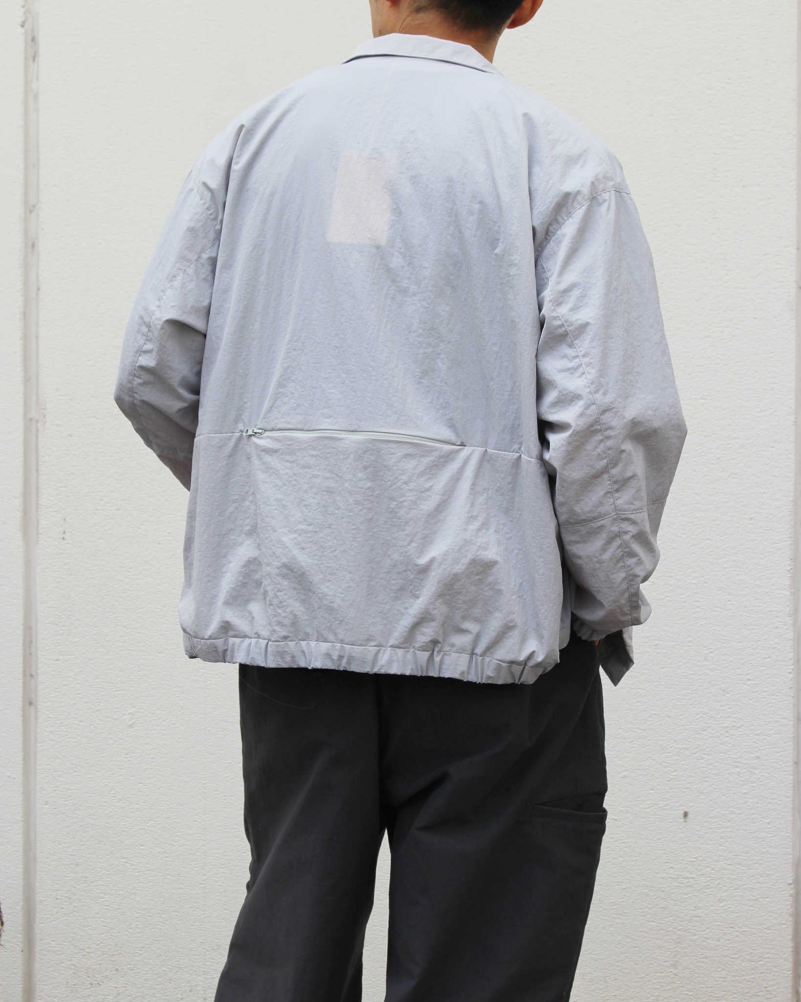 LAMOND ラモンド / POCKETABLE NYLON BLOUSON ポケッタブルナイロンブルゾン (GRAY グレー)
