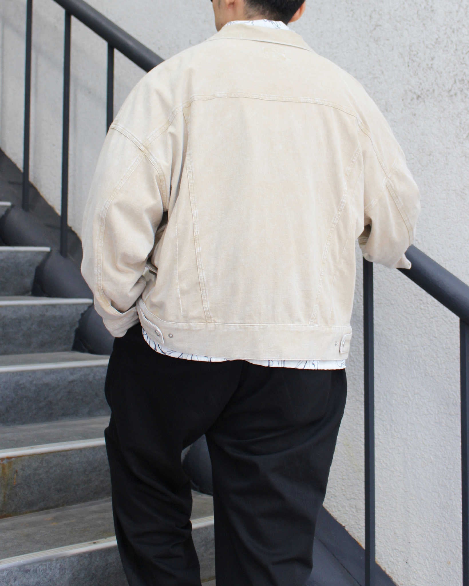 IMPRESTORE インプレストア / Lorraine t-cloth V.D ロレーヌ | Western Short JKT ウエスタンショートジャケット (FADED IVORY フェイデットアイボリー)