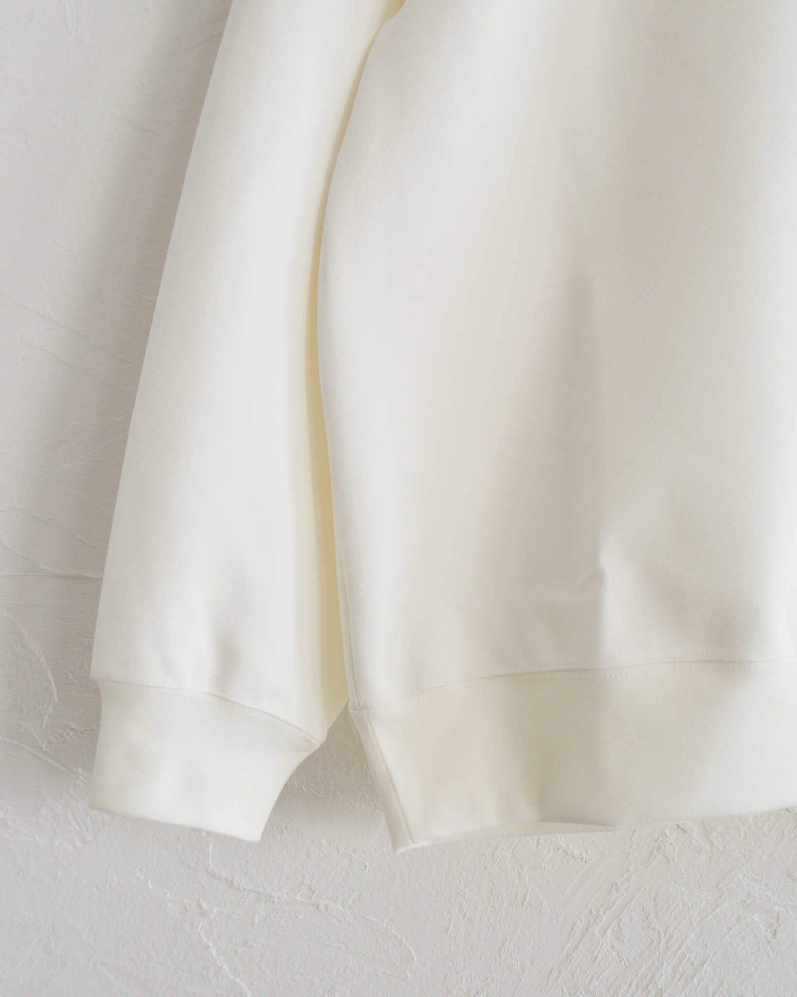 LAMOND ラモンド / SILKY CREW NECK PULLOVER シルキーネックプルオーバー (WHITE ホワイト)