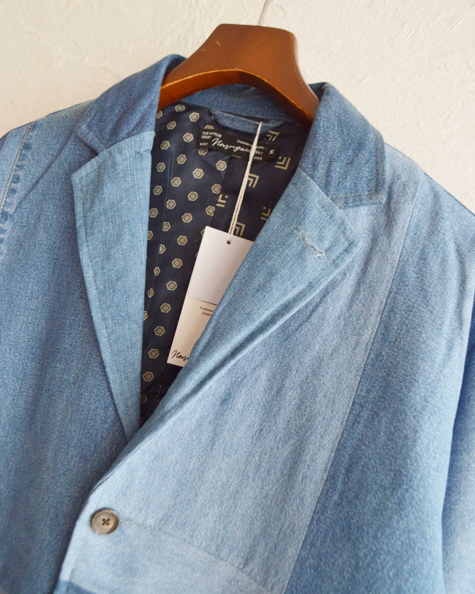 Nasngwam. ナスングワム / NOBLE JACKET ノーブルジャケット (DENIM デニム)
