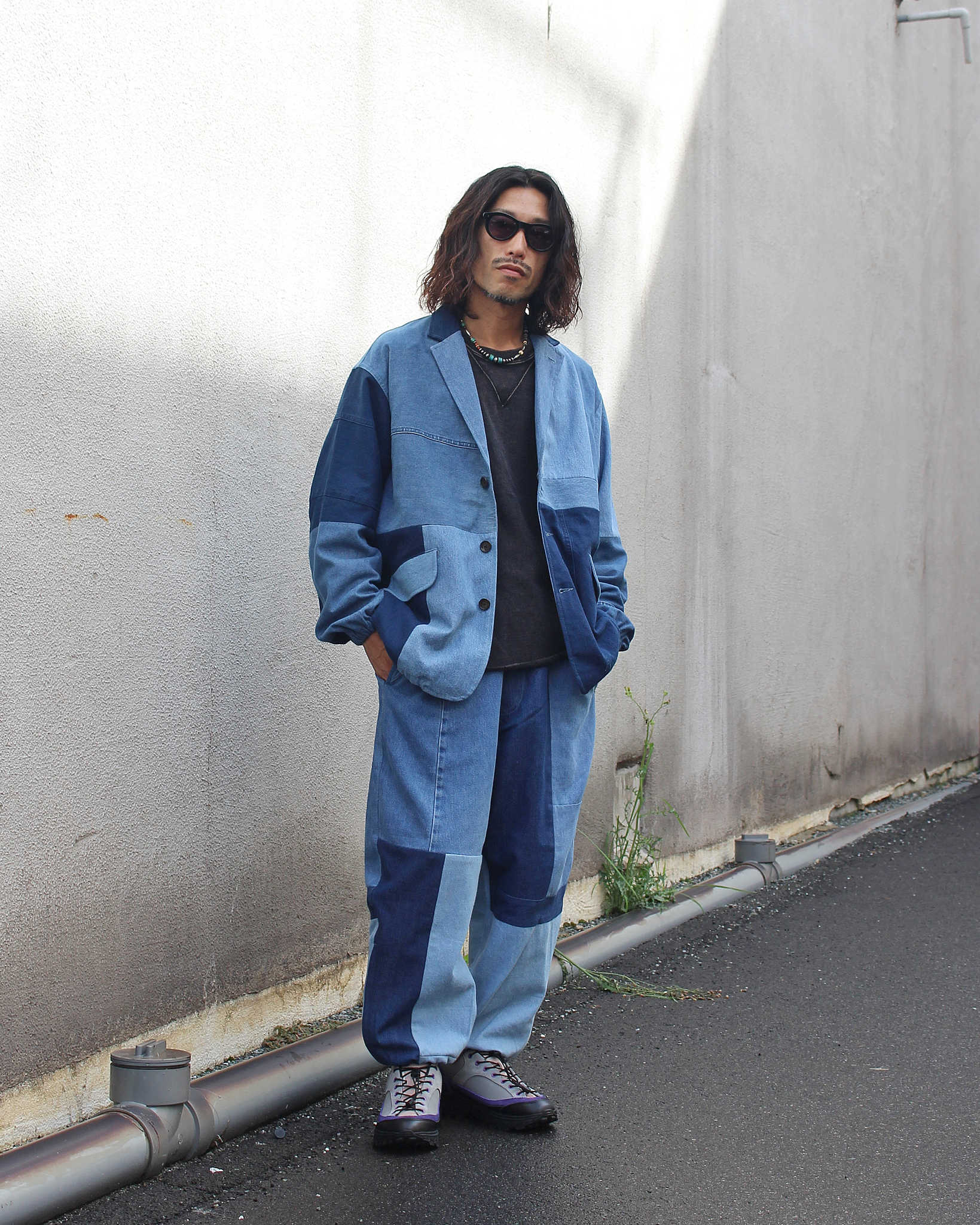 Nasngwam. ナスングワム / NOBLE EASY PANTS ノーブルイージーパンツ (DENIM デニム)