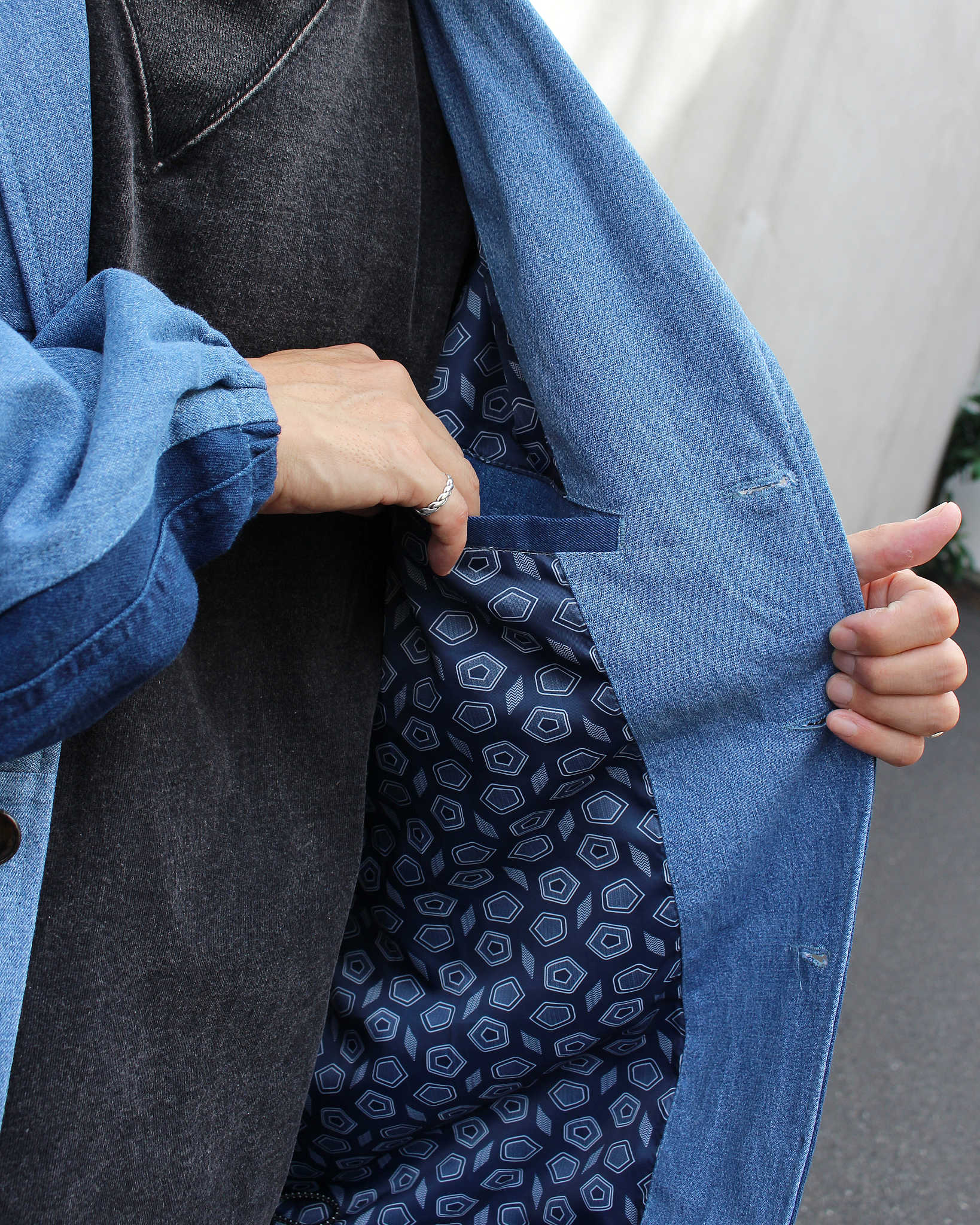 Nasngwam. ナスングワム / NOBLE JACKET ノーブルジャケット (DENIM デニム)