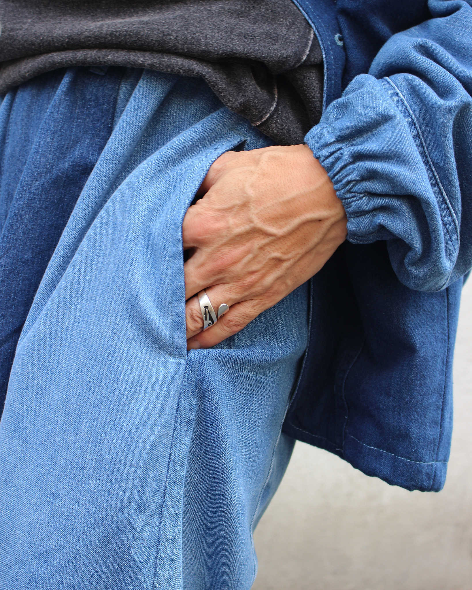 Nasngwam. ナスングワム / NOBLE EASY PANTS ノーブルイージーパンツ (DENIM デニム)