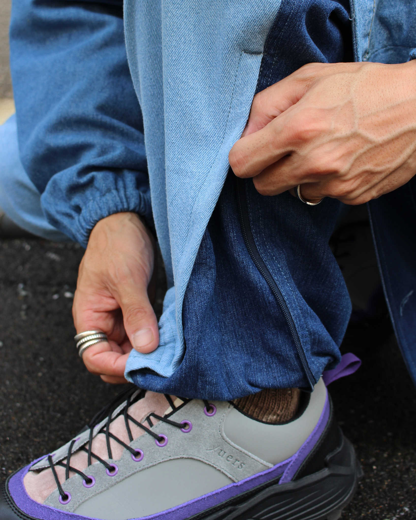 Nasngwam. ナスングワム / NOBLE EASY PANTS ノーブルイージーパンツ (DENIM デニム)