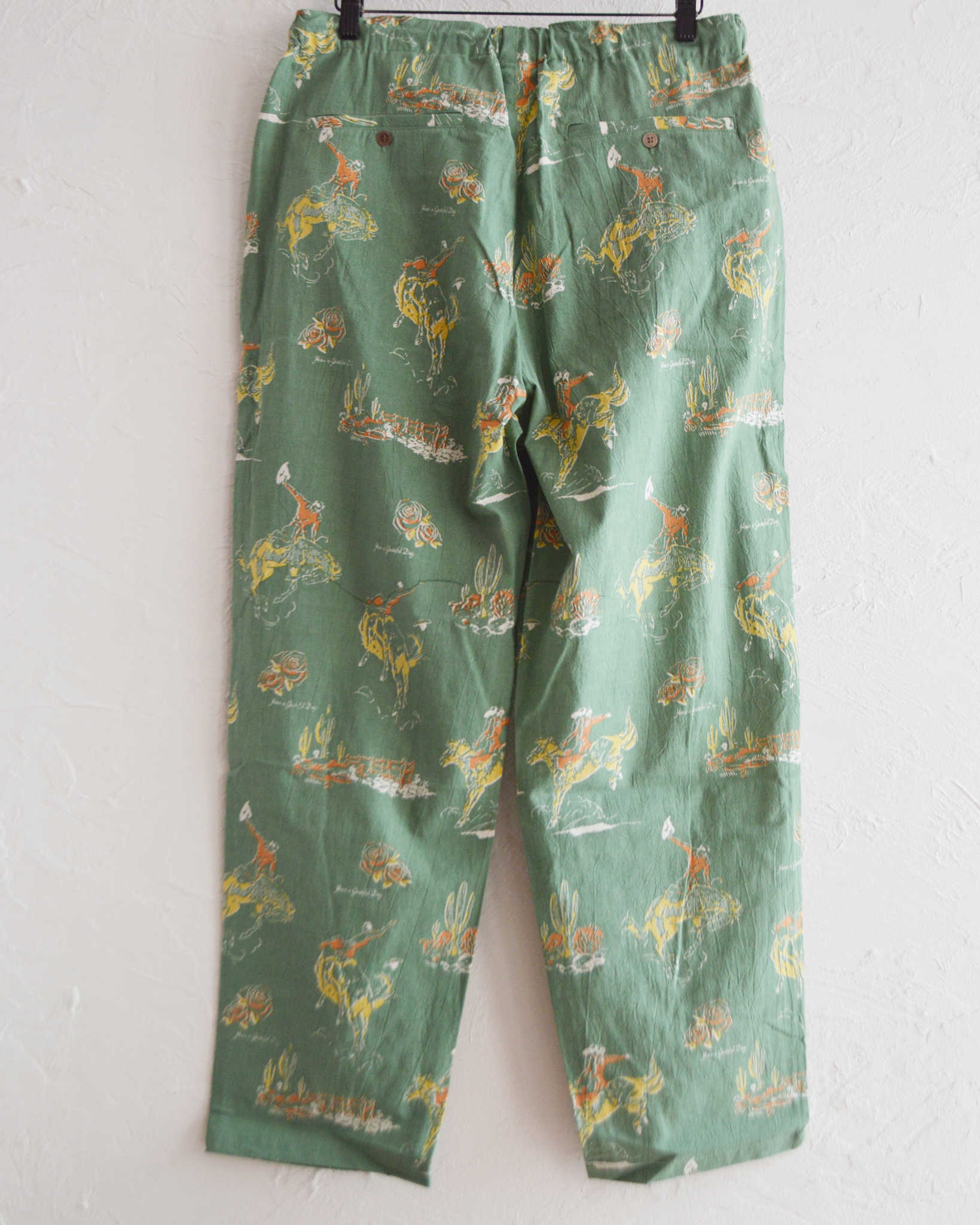 HAVE A GRATEFUL DAY ハブアグレイトフルデイ / AMPLE EASY PANTS アンプルイージーパンツ (GREEN グリーン)
