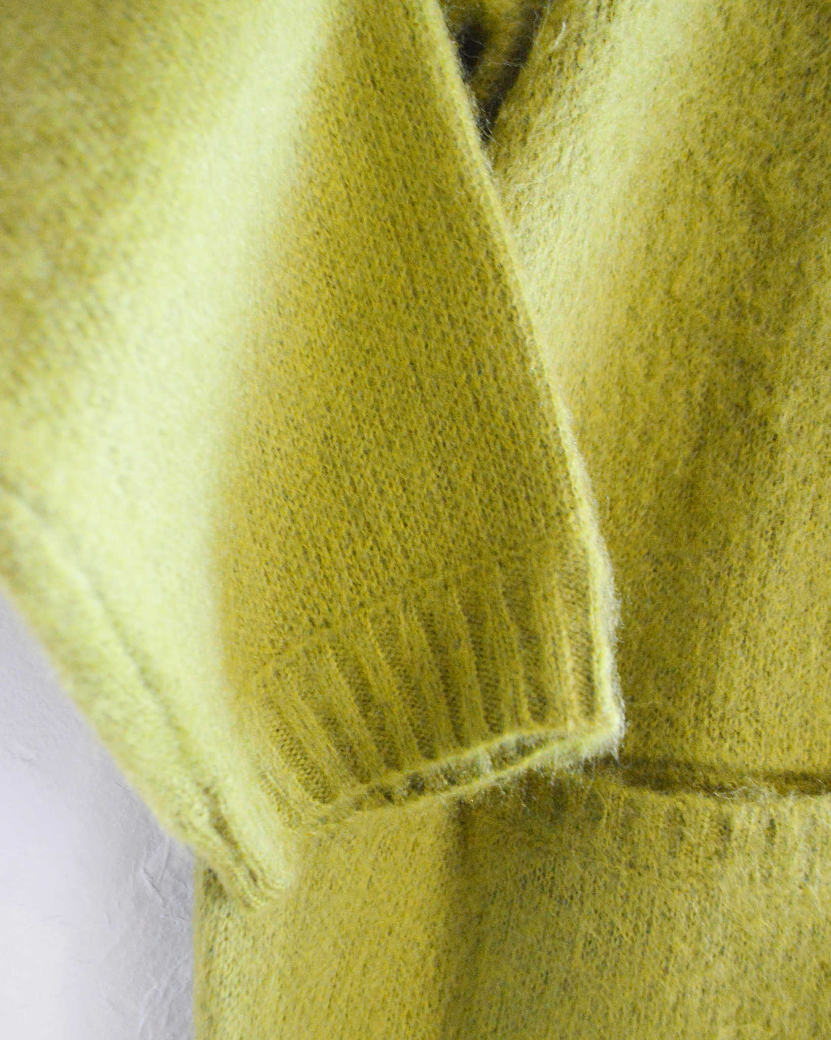 TOWN CRAFT タウンクラフト / SOLID SHAGGY V CARDIGAN ソリッドシャギーカーディガン (GREEN グリーン)