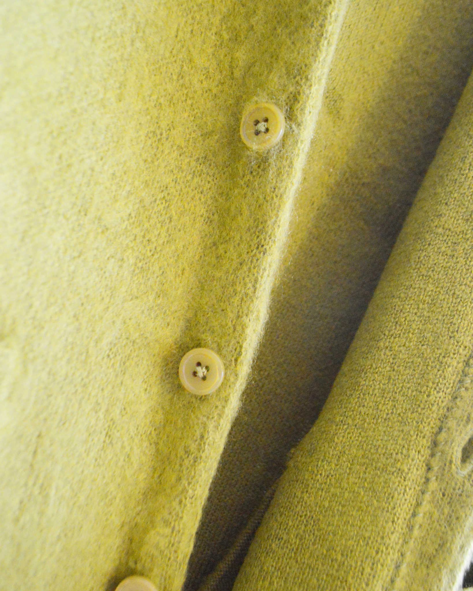 TOWN CRAFT タウンクラフト / SOLID SHAGGY V CARDIGAN ソリッドシャギーカーディガン (GREEN グリーン)