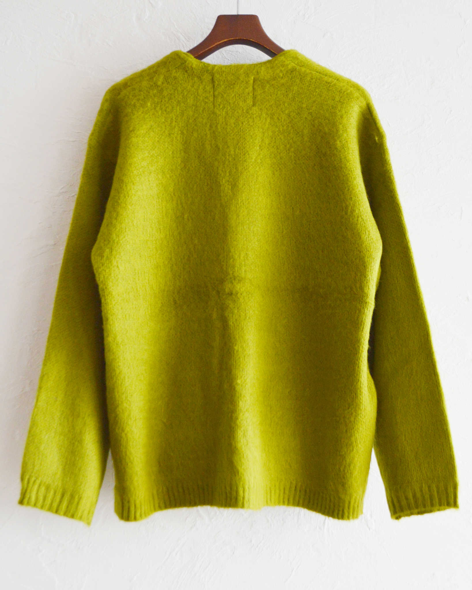 TOWN CRAFT タウンクラフト / SOLID SHAGGY V CARDIGAN ソリッドシャギーカーディガン (GREEN グリーン)