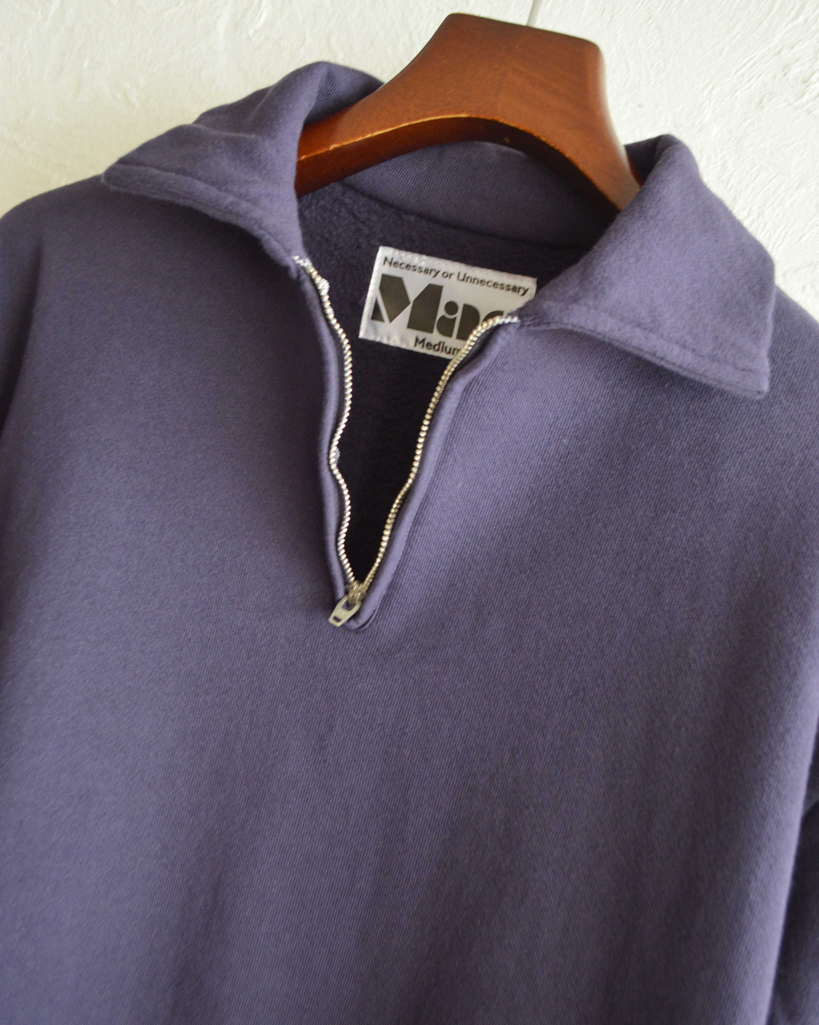 necessary or unnecessary ネセサリーオアアンネセサリー N.O.UN / HOT MAC ZIP ホットマックジップ (NAVY ネイビー)