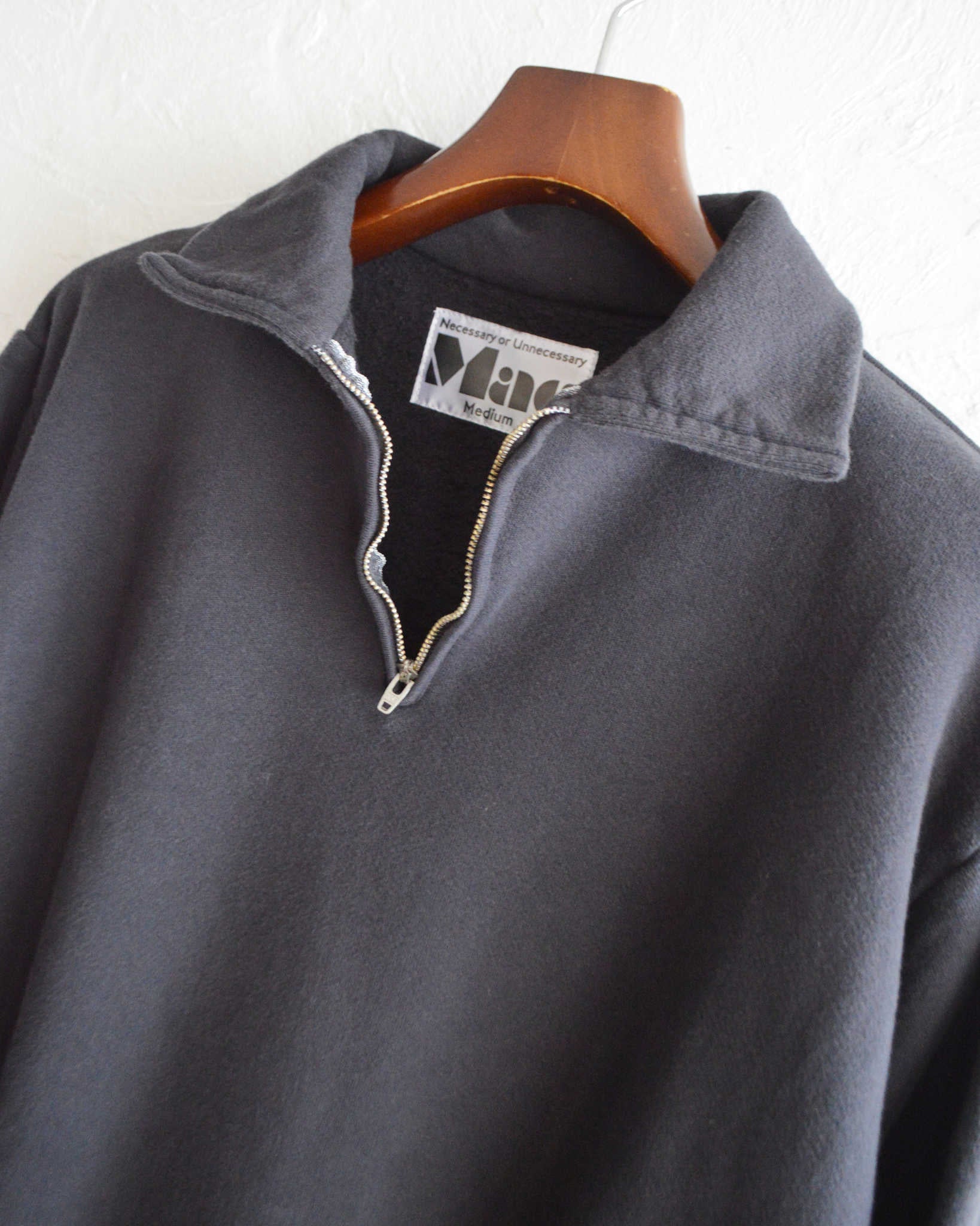 necessary or unnecessary ネセサリーオアアンネセサリー N.O.UN / HOT MAC ZIP ホットマックジップ (BLACK ブラック)