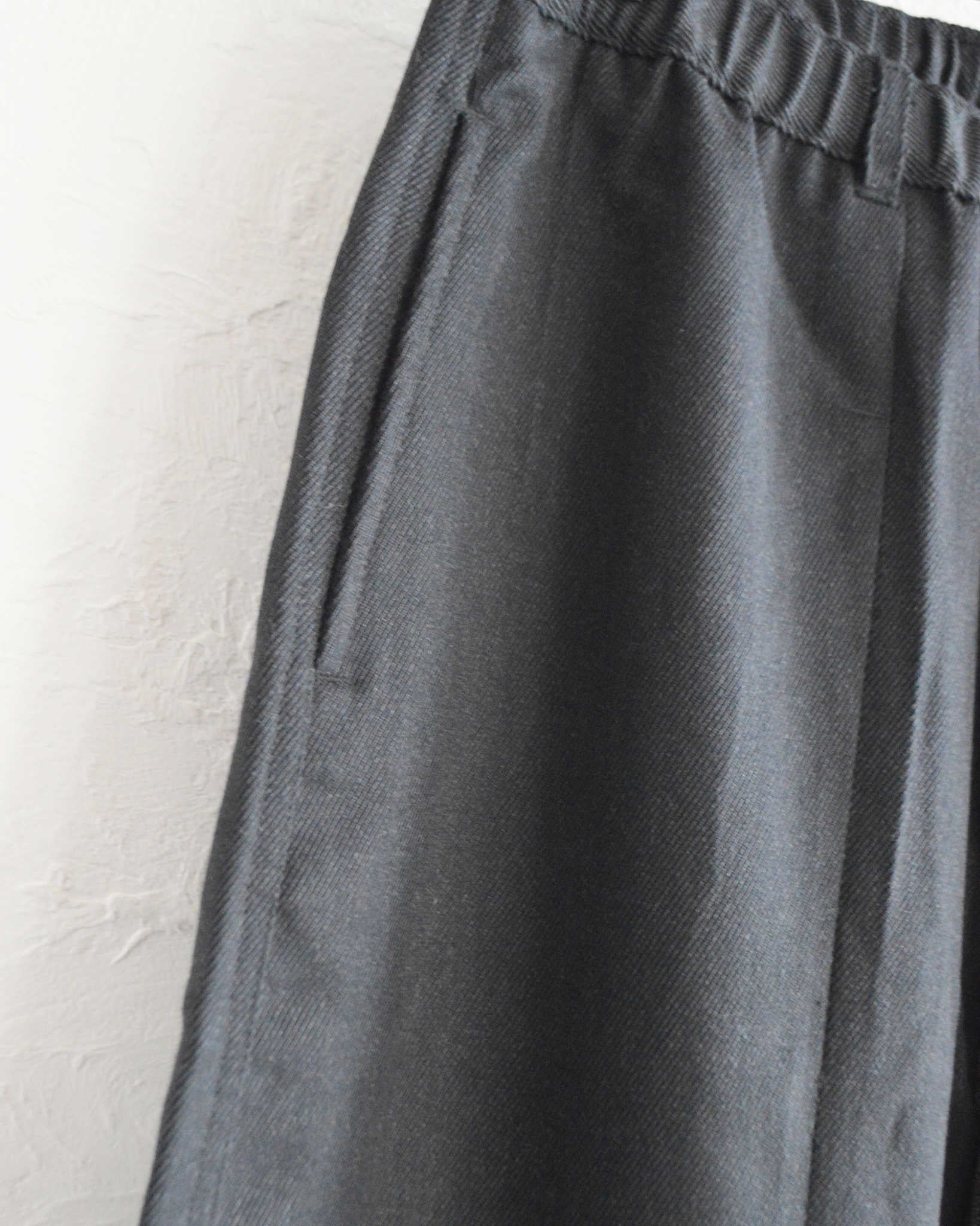 Nasngwam. ナスングワム / NOBLE EASY PANTS ノーブルイージーパンツ (BLACK ブラック)