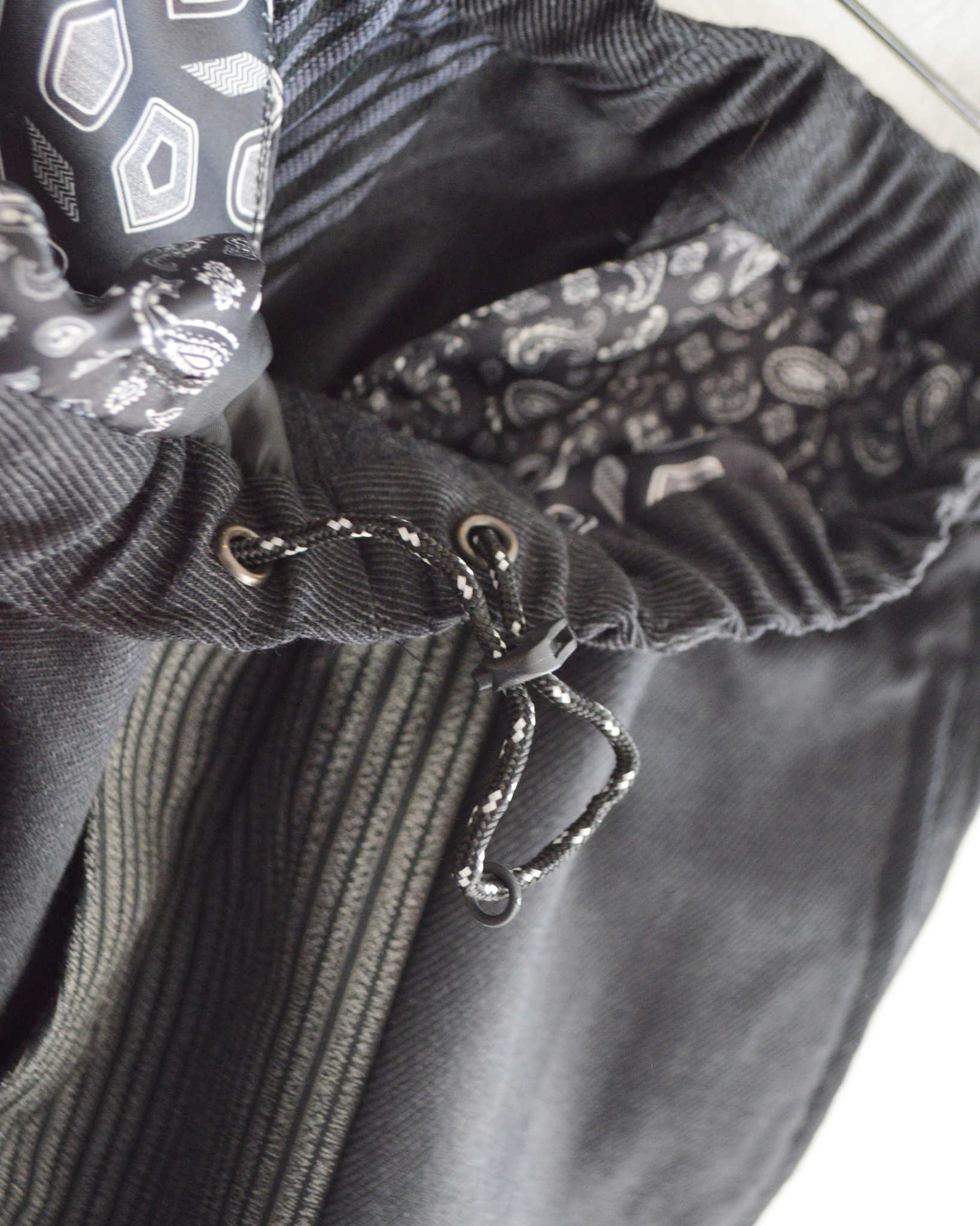 Nasngwam. ナスングワム / NOBLE EASY PANTS ノーブルイージーパンツ (BLACK ブラック)