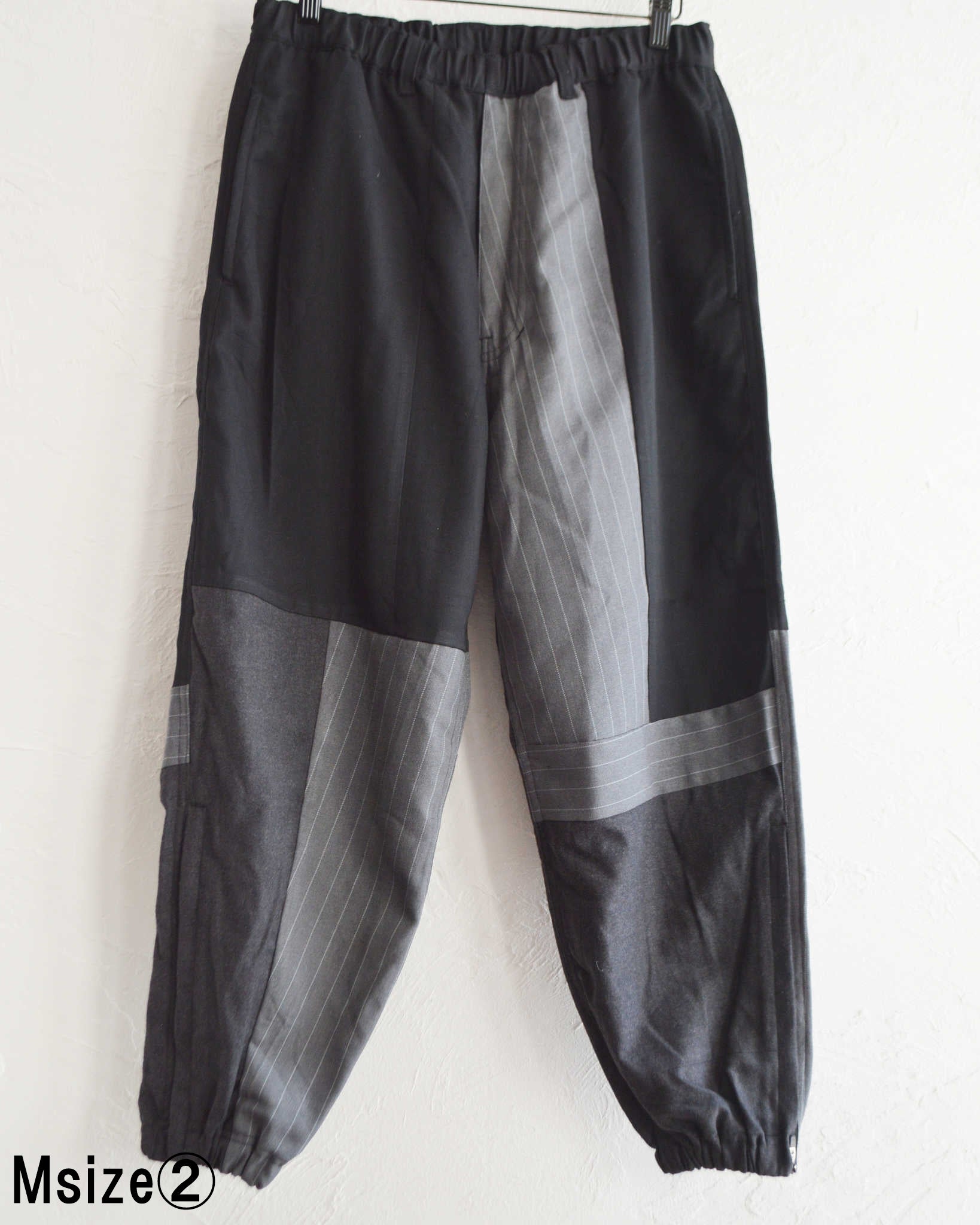Nasngwam. ナスングワム / NOBLE EASY PANTS ノーブルイージーパンツ (BLACK ブラック)
