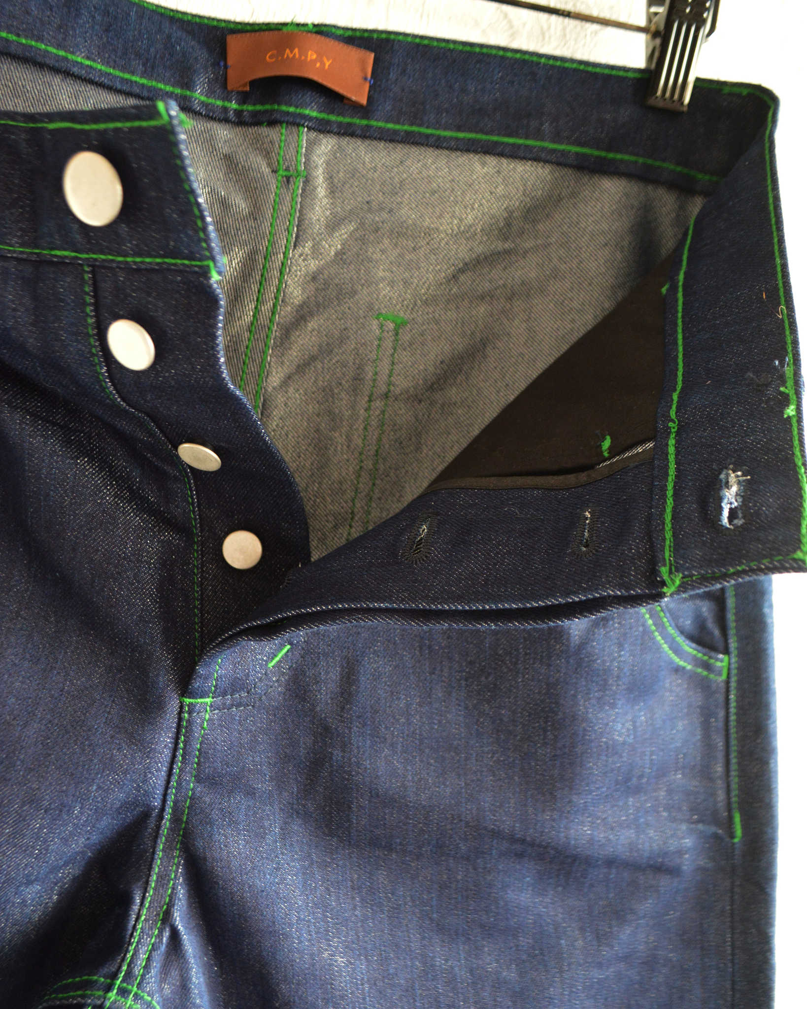 C.M.P,Y シーエムピーワイ / #No.2 -Standard Jeans- スタンダードジーンズ (INDIGO×SILVER インディゴシルバー)