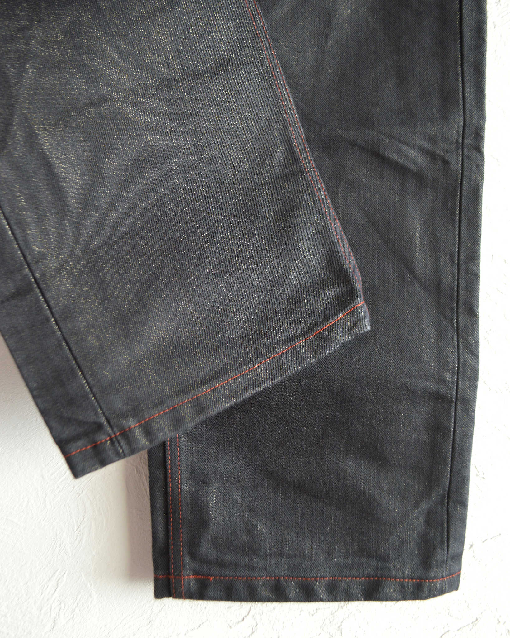 C.M.P,Y シーエムピーワイ / #No.2 -Standard Jeans- スタンダードジーンズ (BLACK×GOLD ブラックゴールド)
