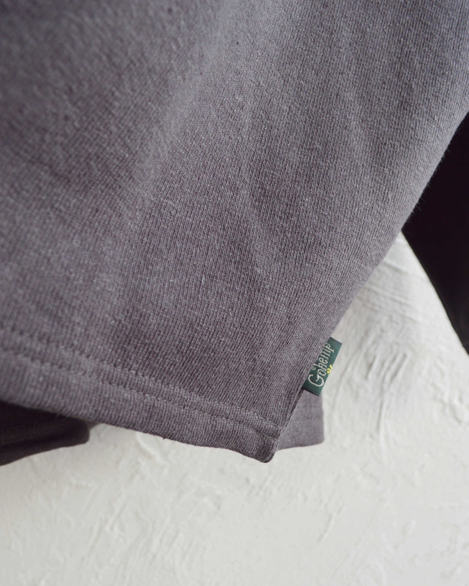 GOHEMP ゴーヘンプ / HEMP BIG CREW ヘンプビッグクルー (GUNMETAL GRAY ガンメタルグレー)