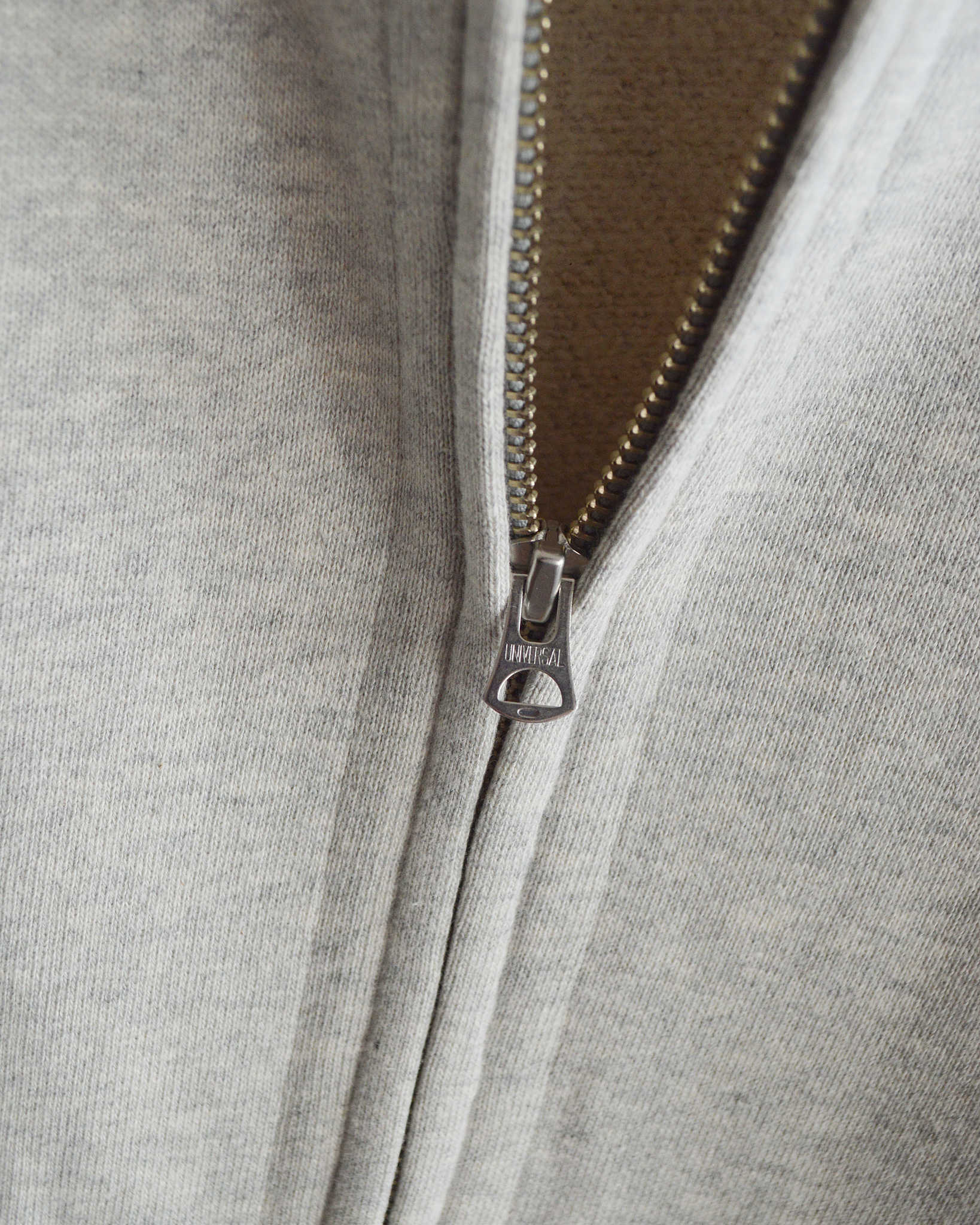 GOHEMP ゴーヘンプ / HEMP ZIP UP HOODY ヘンプジップアップフーディ (ASH HEATHER アッシュヘザー)
