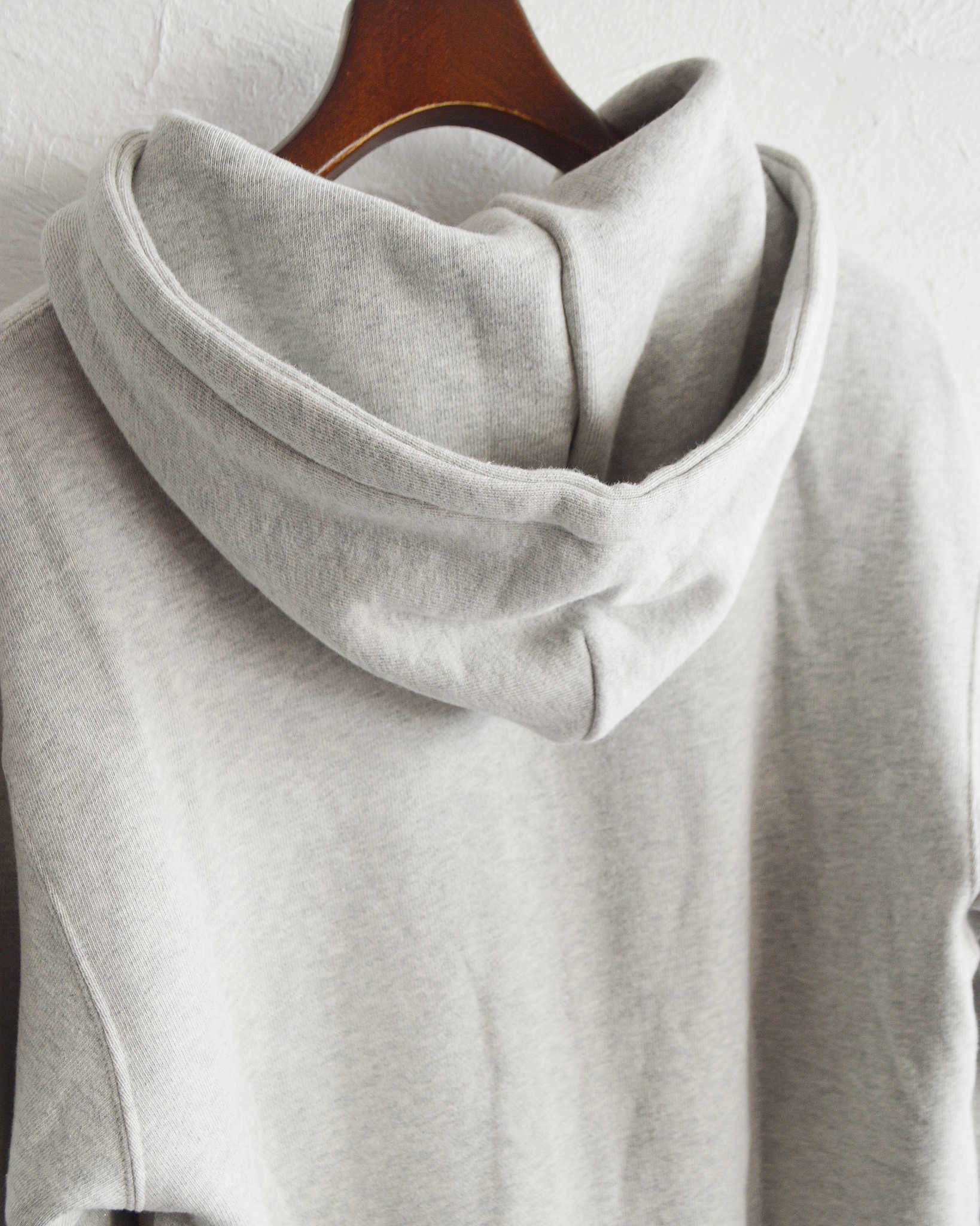 GOHEMP ゴーヘンプ / HEMP ZIP UP HOODY ヘンプジップアップフーディ (ASH HEATHER アッシュヘザー)