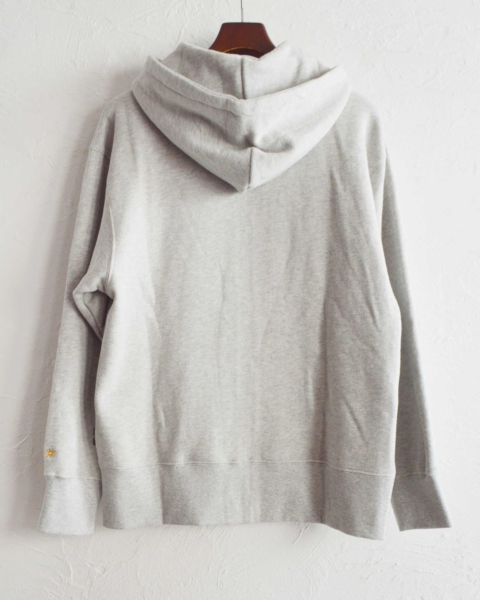 GOHEMP ゴーヘンプ / HEMP ZIP UP HOODY ヘンプジップアップフーディ (ASH HEATHER アッシュヘザー)