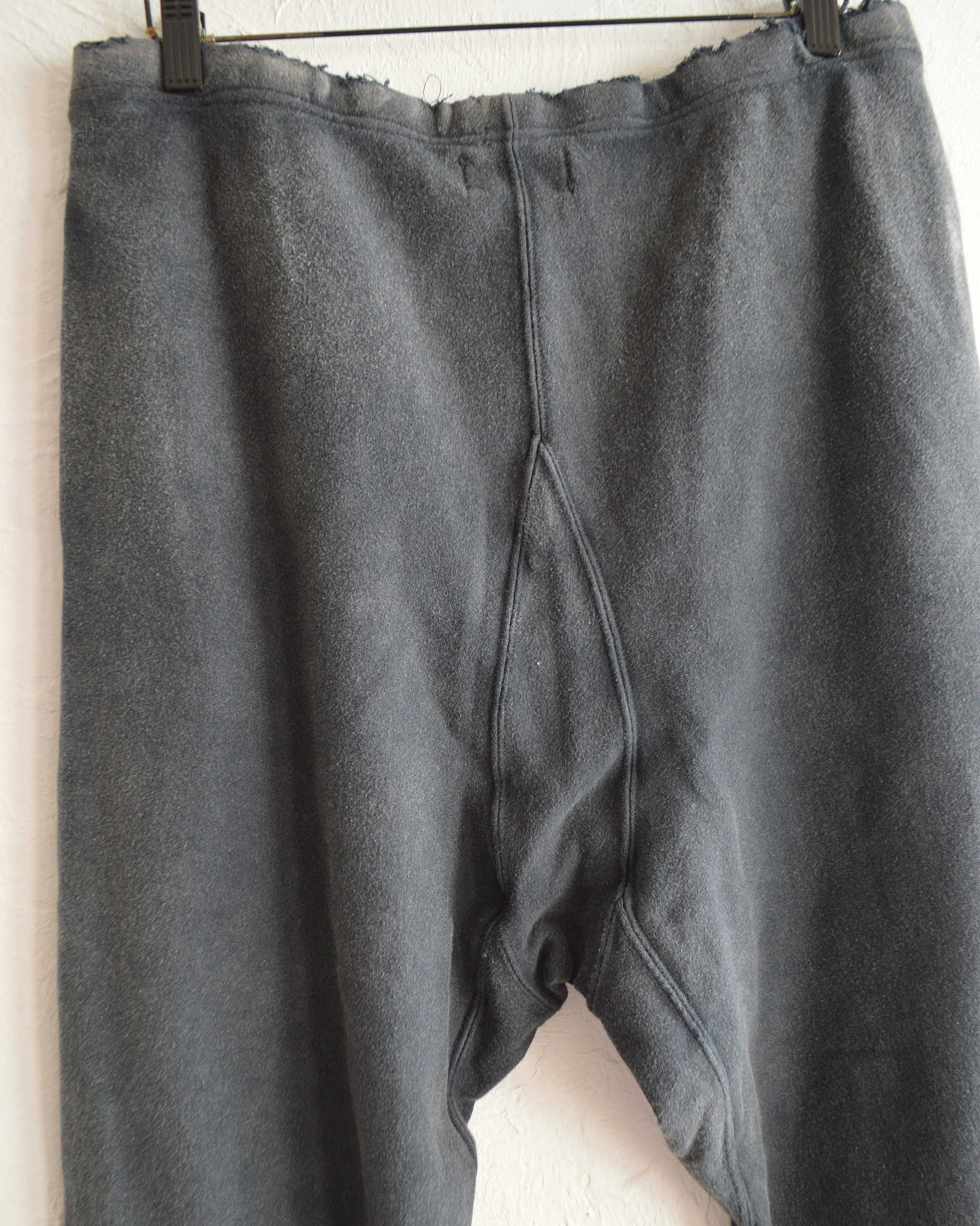 minami Anderson ミナミアンダーソン / Distressed Sweat Pants ディストレストスウェットパンツ (BLACK ブラック)