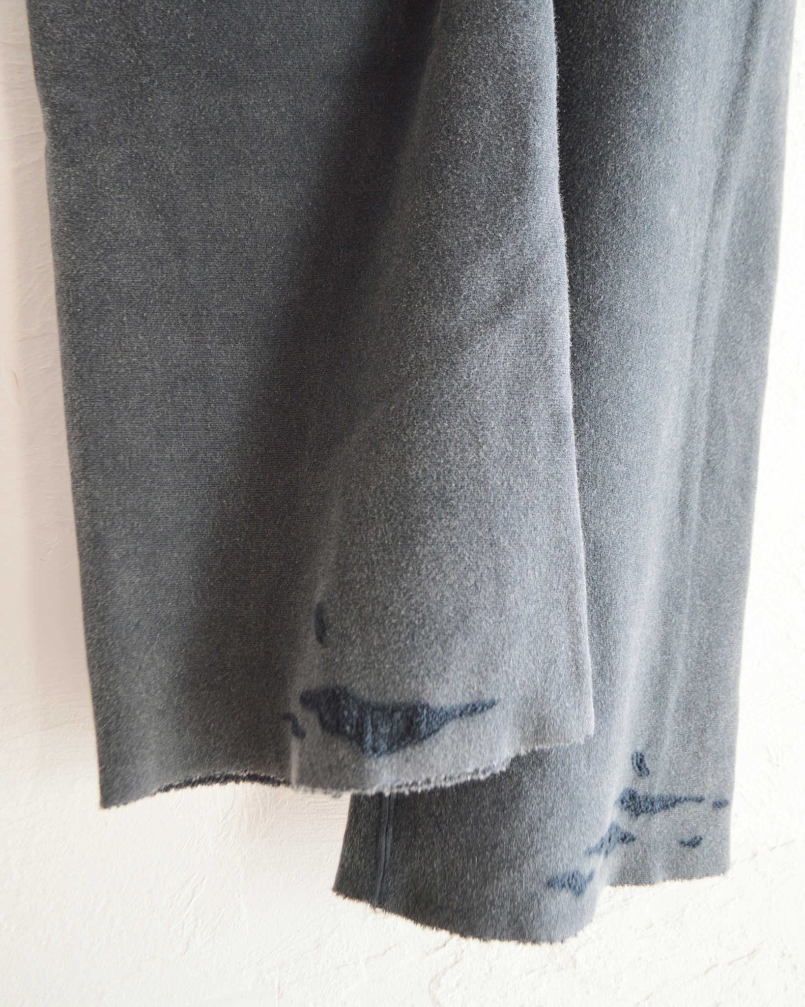 minami Anderson ミナミアンダーソン / Distressed Sweat Pants ディストレストスウェットパンツ (BLACK ブラック)