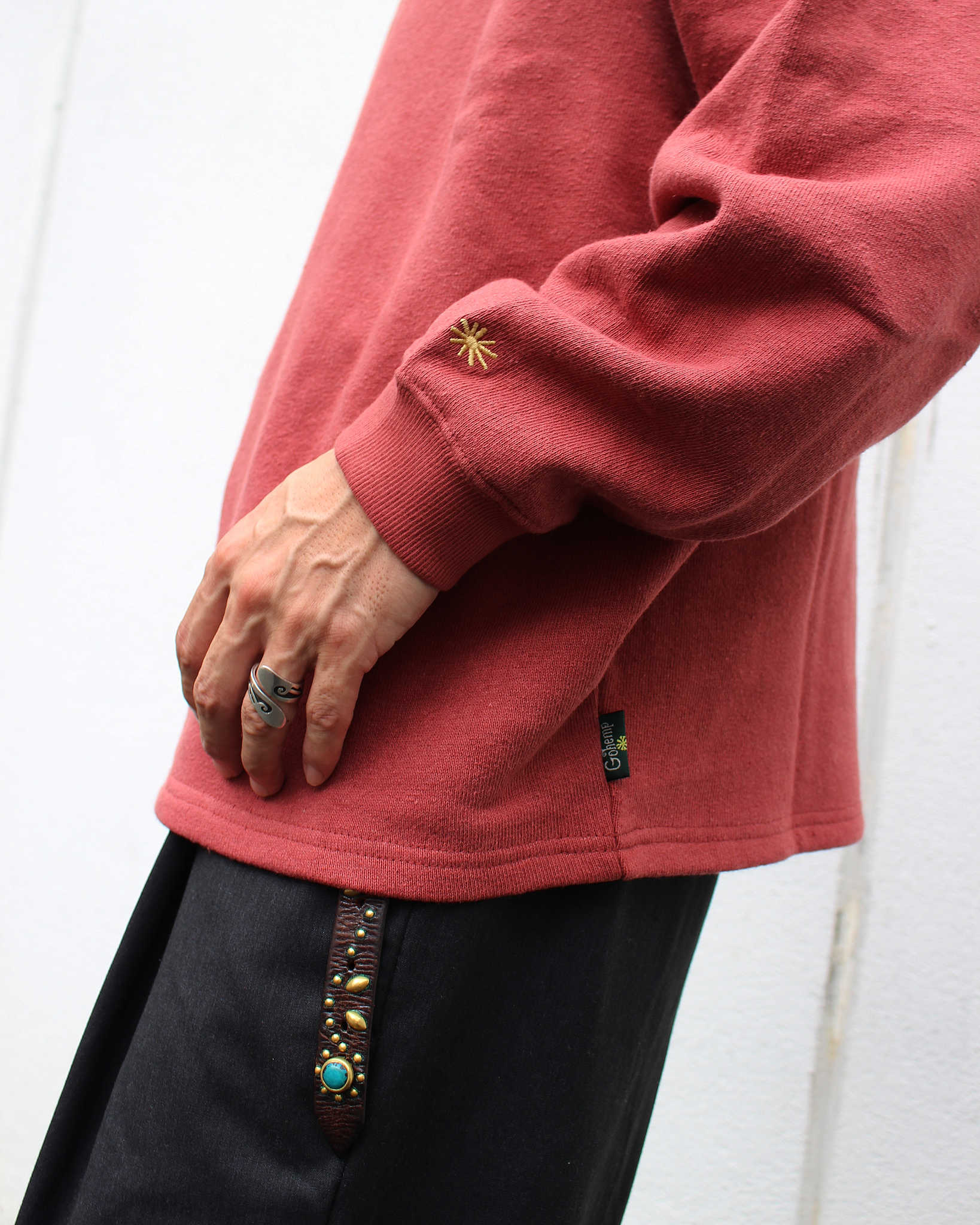 GOHEMP ゴーヘンプ / HEMP BIG CREW ヘンプビッグクルー (ROSE WOOD ローズウッド)