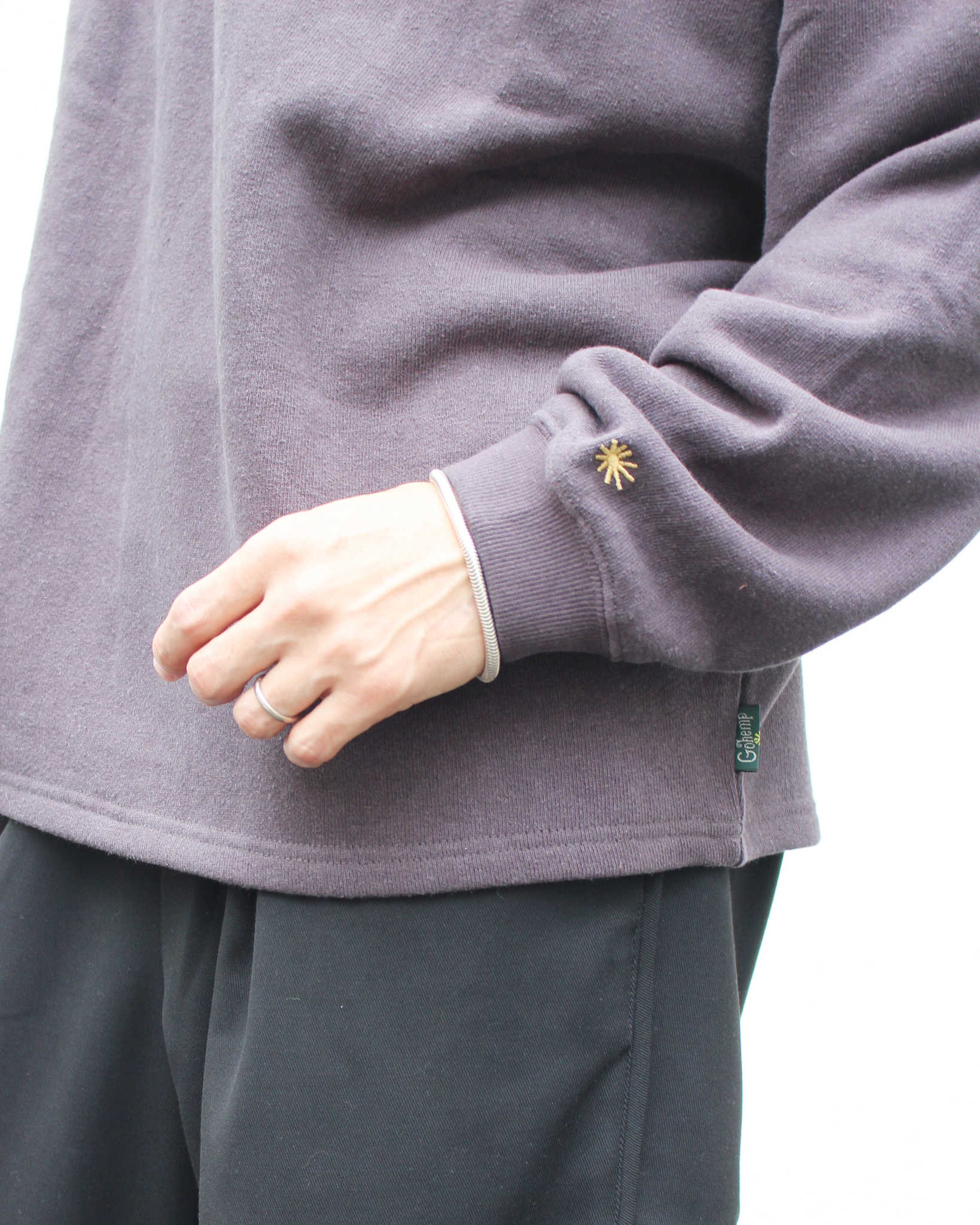GOHEMP ゴーヘンプ / HEMP BIG CREW ヘンプビッグクルー (GUNMETAL GRAY ガンメタルグレー)