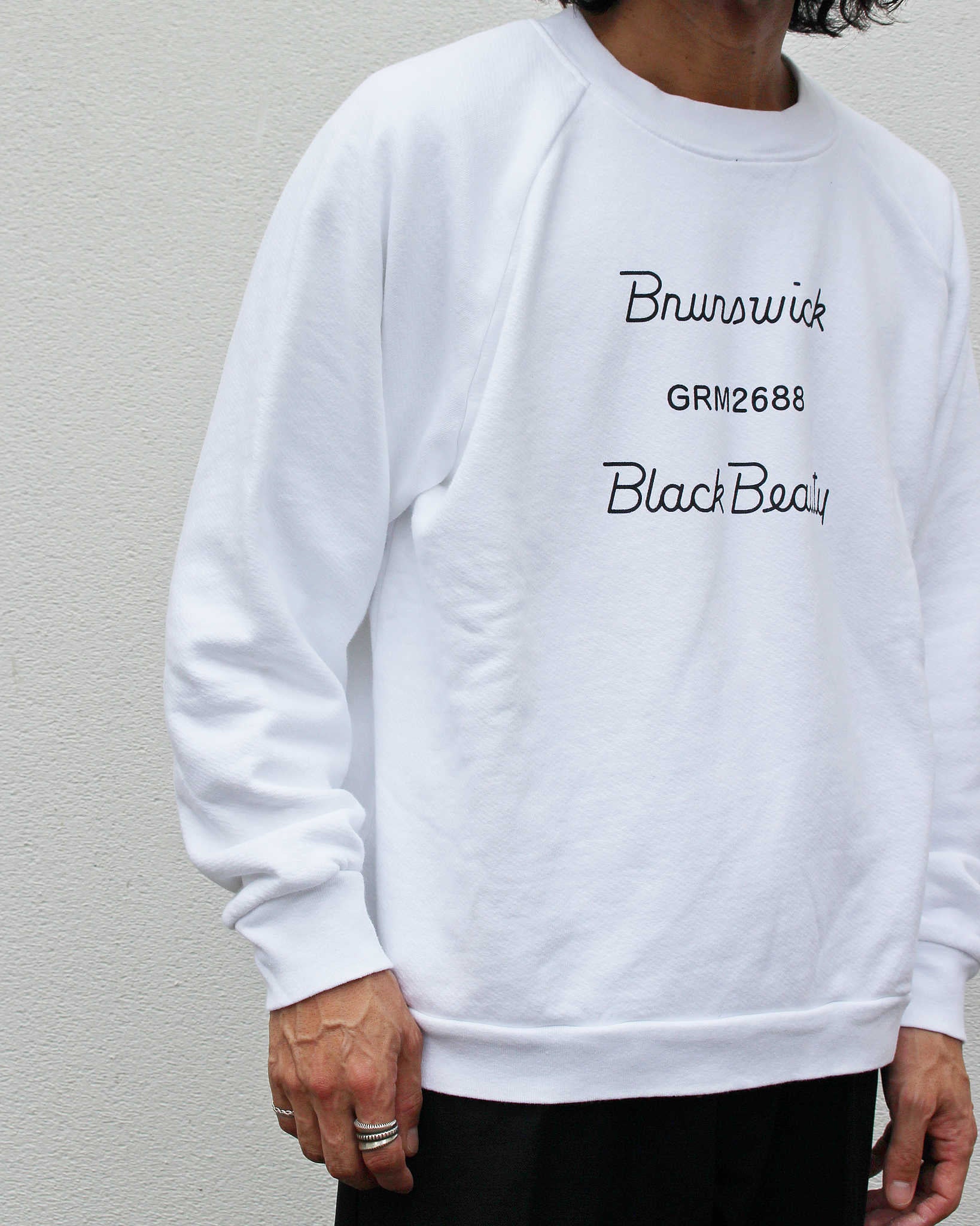 necessary or unnecessary ネセサリーオアアンネセサリー N.O.UN / BLACK BEAUTY ブラックビューティー (WHITE ホワイト)
