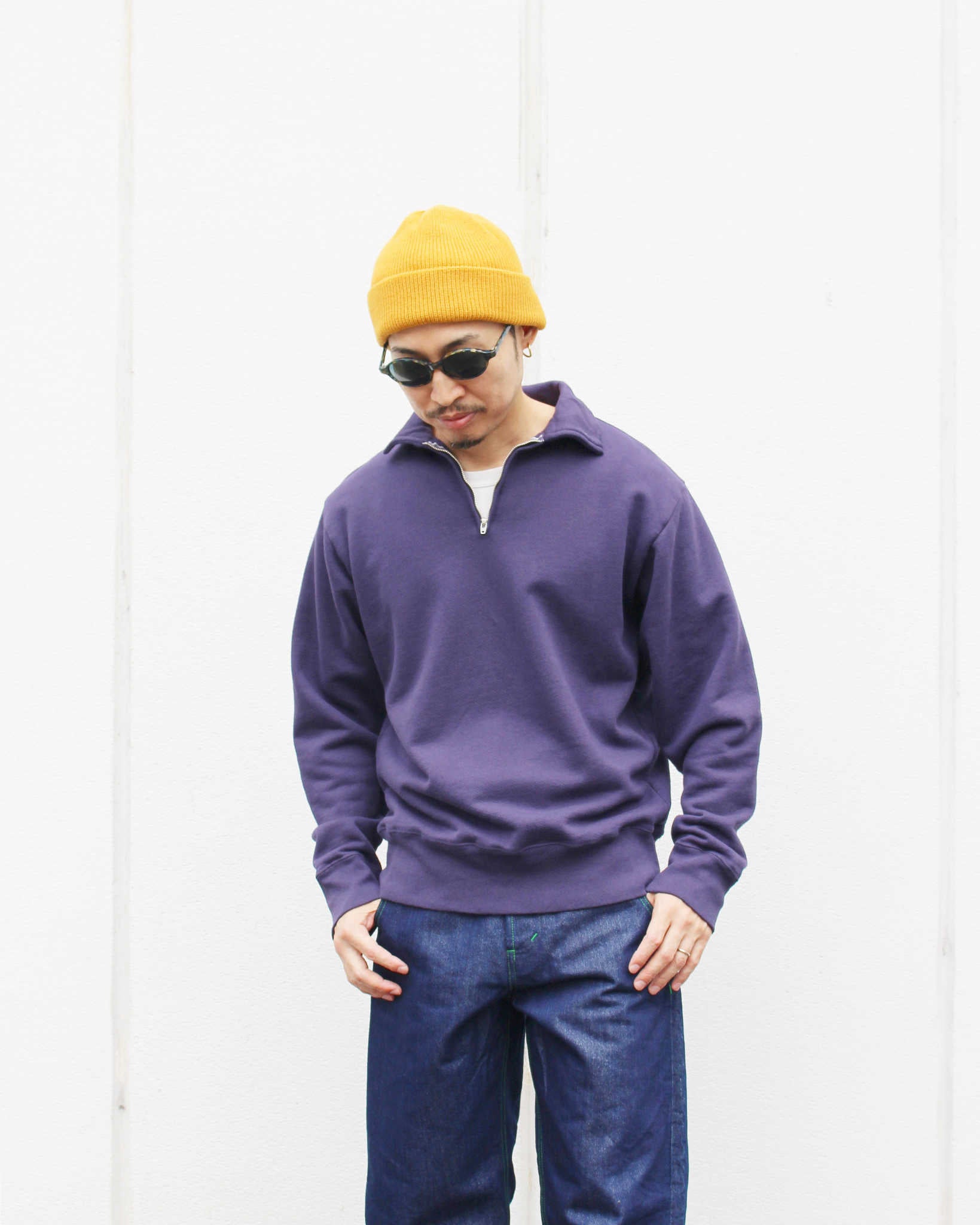 necessary or unnecessary ネセサリーオアアンネセサリー N.O.UN / HOT MAC ZIP ホットマックジップ (NAVY ネイビー)