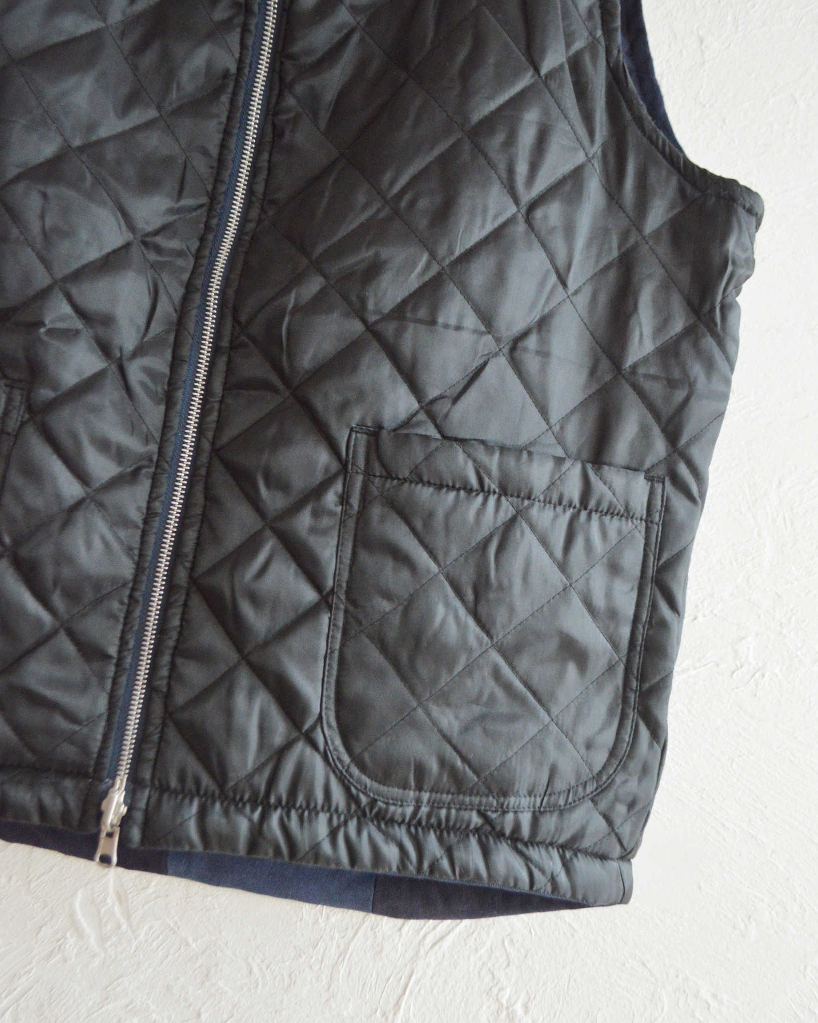 Nasngwam. ナスングワム / FACTORY VEST ファクトリーベスト Msize (NAVY ネイビー)