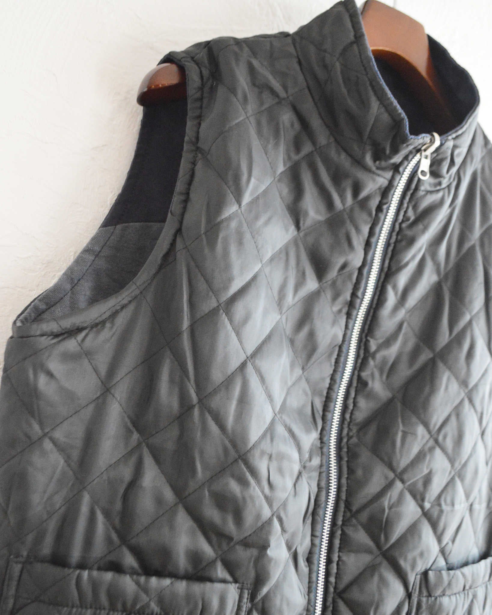 Nasngwam. ナスングワム / FACTORY VEST ファクトリーベスト Lsize (NAVY ネイビー)