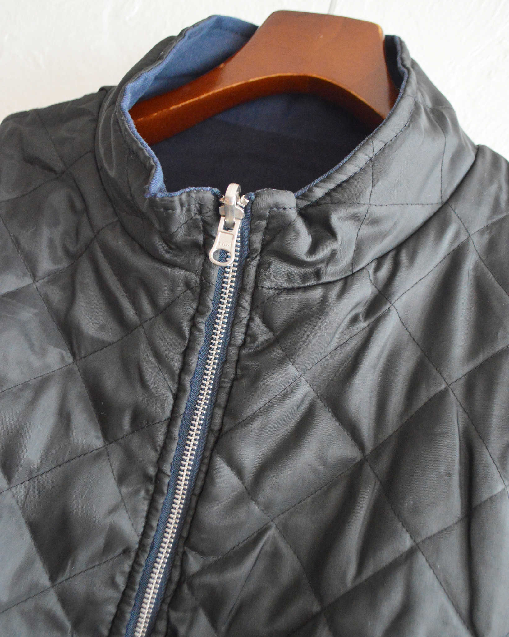 Nasngwam. ナスングワム / FACTORY VEST ファクトリーベスト Lsize (NAVY ネイビー)